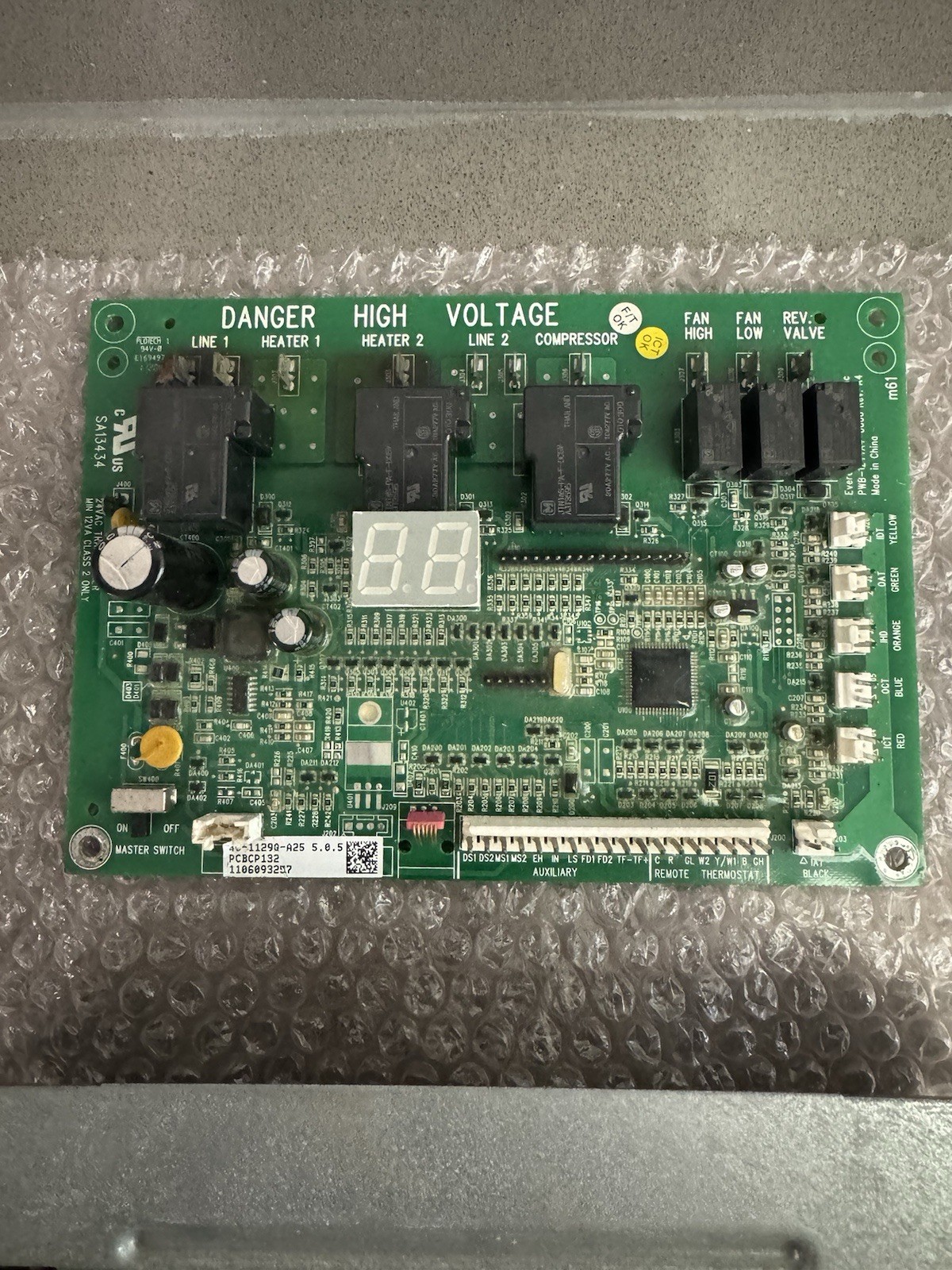 AMANA 40-1129Q-A25 GOODMAN PTAC PCBCP132 Control Circuit Board Set – Excellent