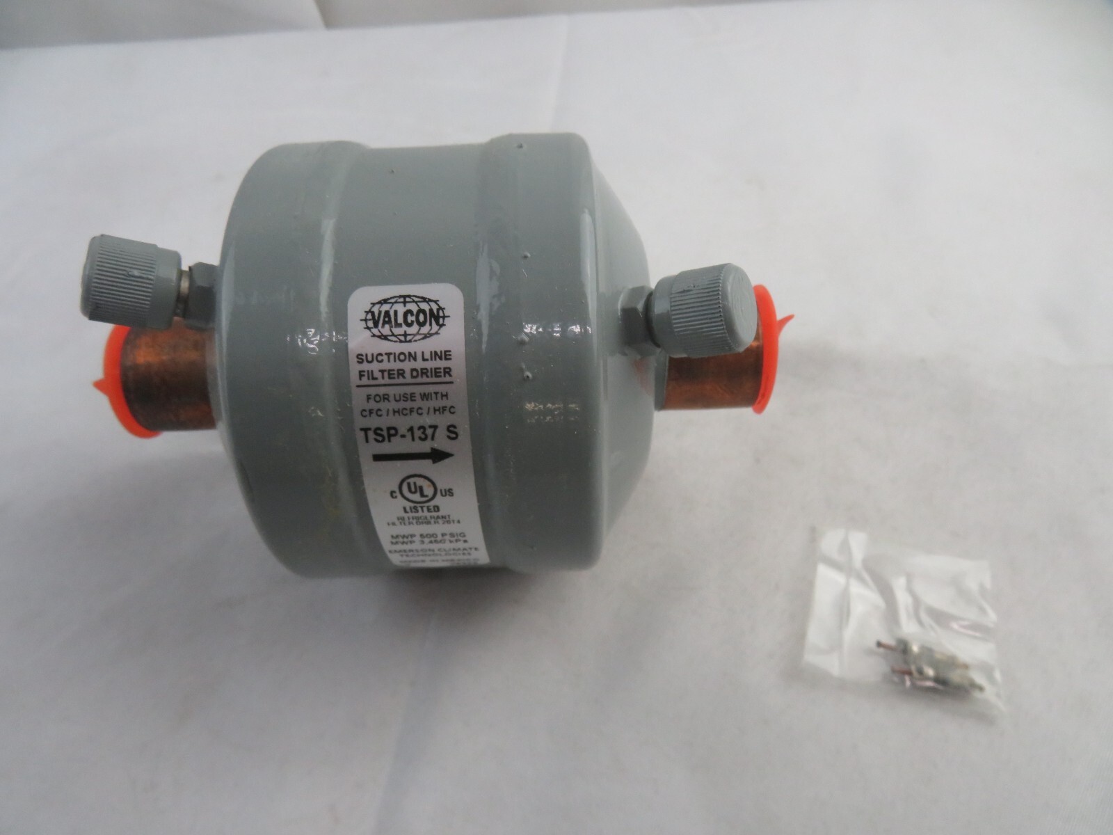 Valcon TSP-137 S Suction Line Filter Drier for use with CFC HCFC HFC