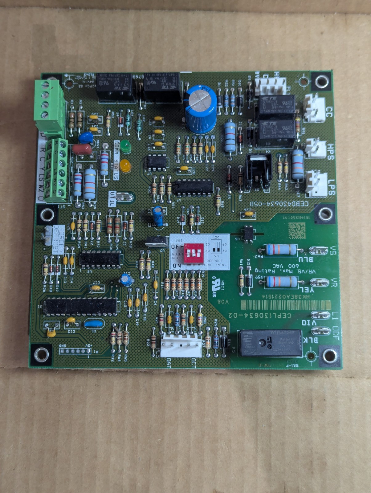 Carrier Cebd430634 05B Furnace Control Circuit Board CEPL130634 02 Tested