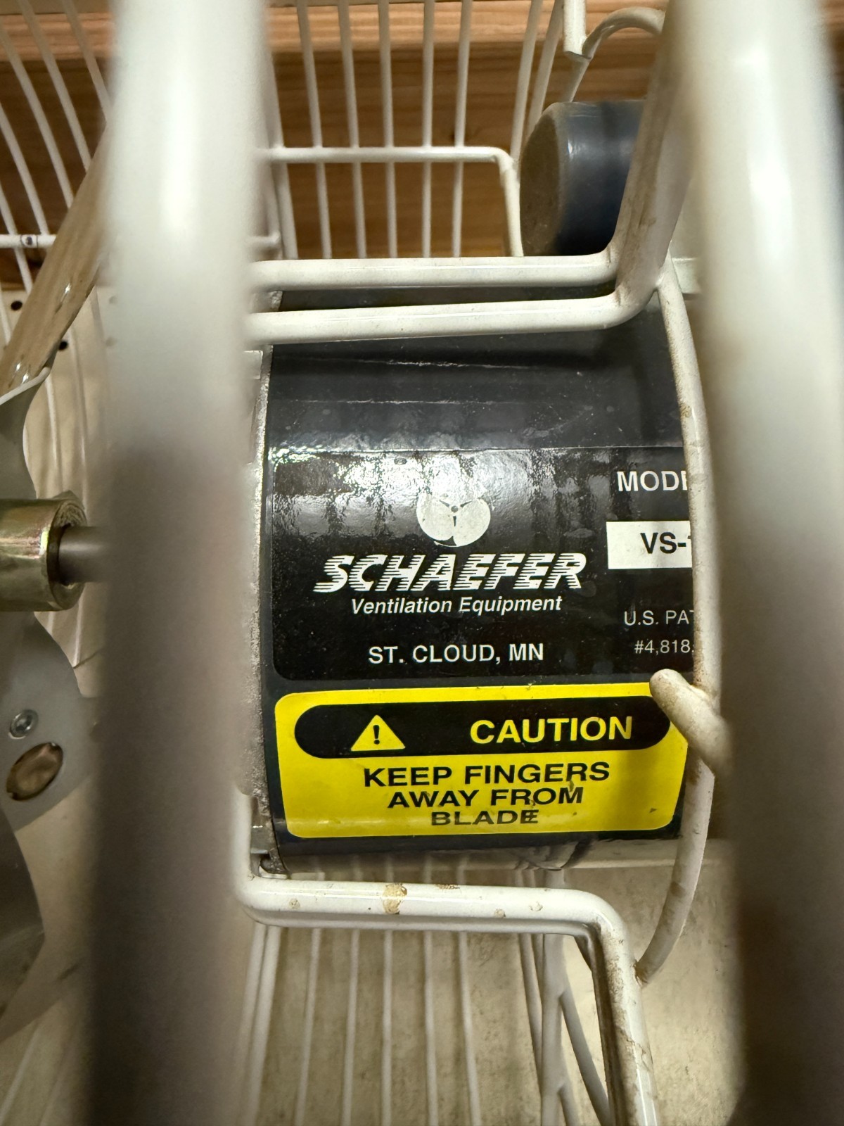 Schaefer VS12 (VK12) 12″ Versa-Kool Deep Guard Circulation Fan NEW