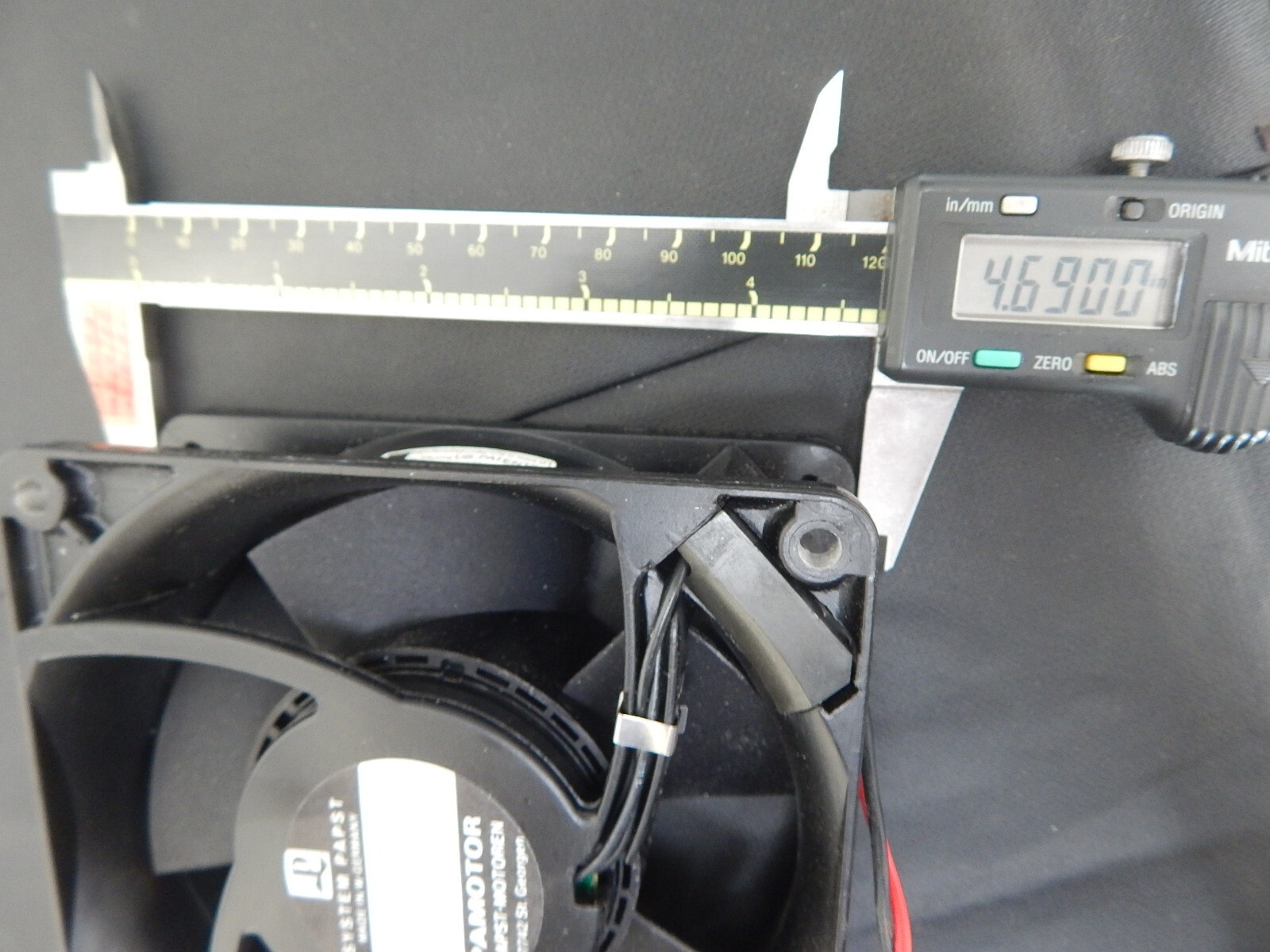 PAPST MODEL 4124KX 18 TO 29VDC AXIAL FAN – USA SELLER FAST SHIPPING
