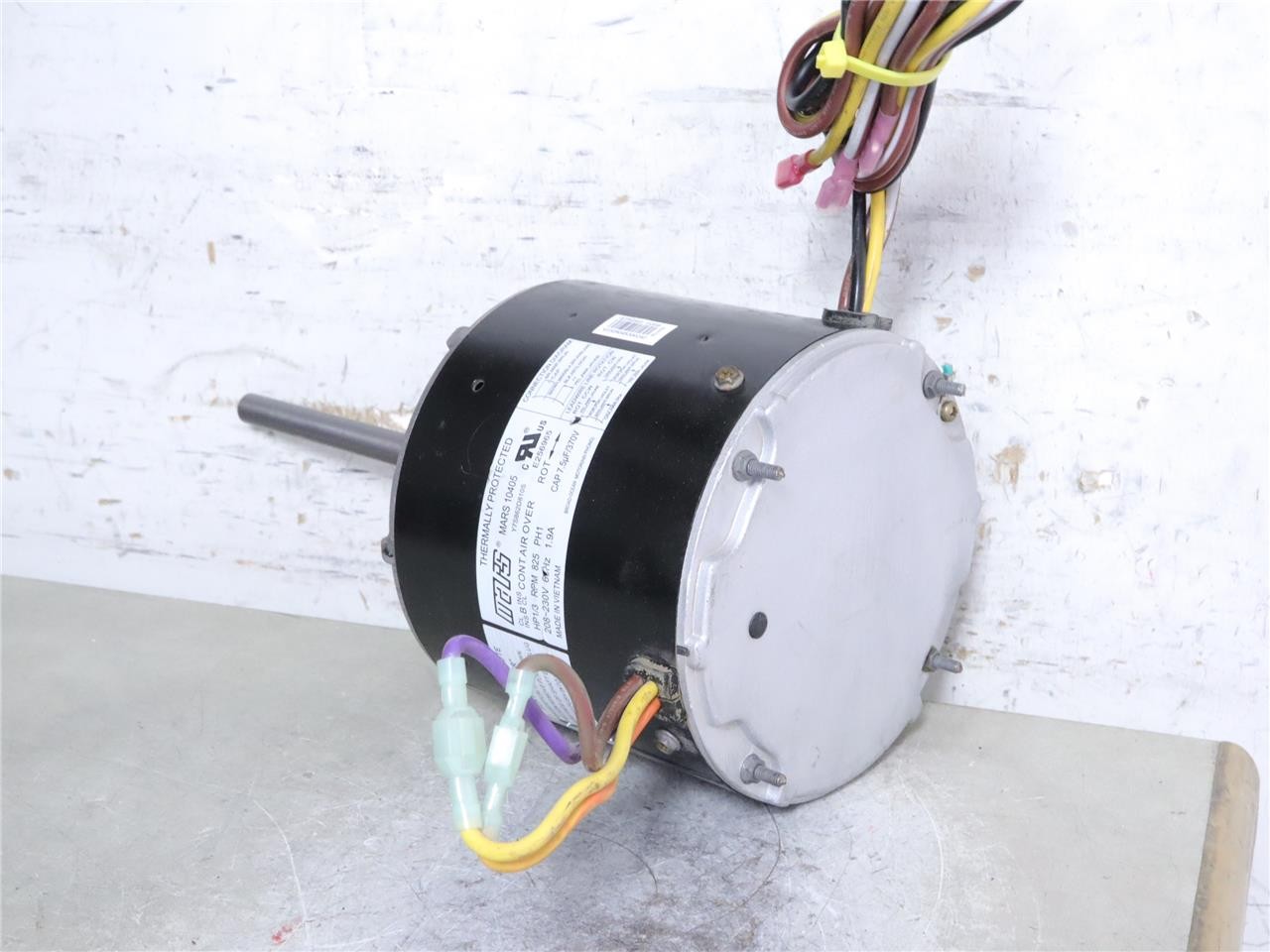 MARS 10405 Condenser Fan Motor 1/3HP 825RPM 208/230V Y7S862D810S