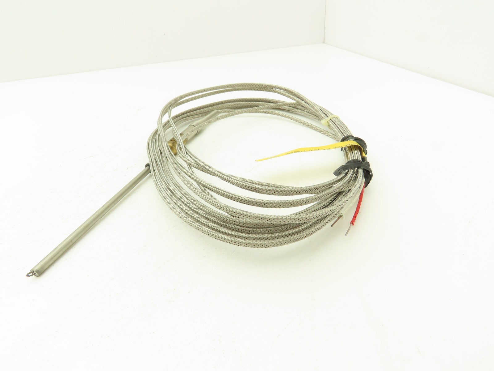 Pyromation J38E-006-15A-15HT-F1B240-2 Thermocouple Temperature Probe W/ Adapter