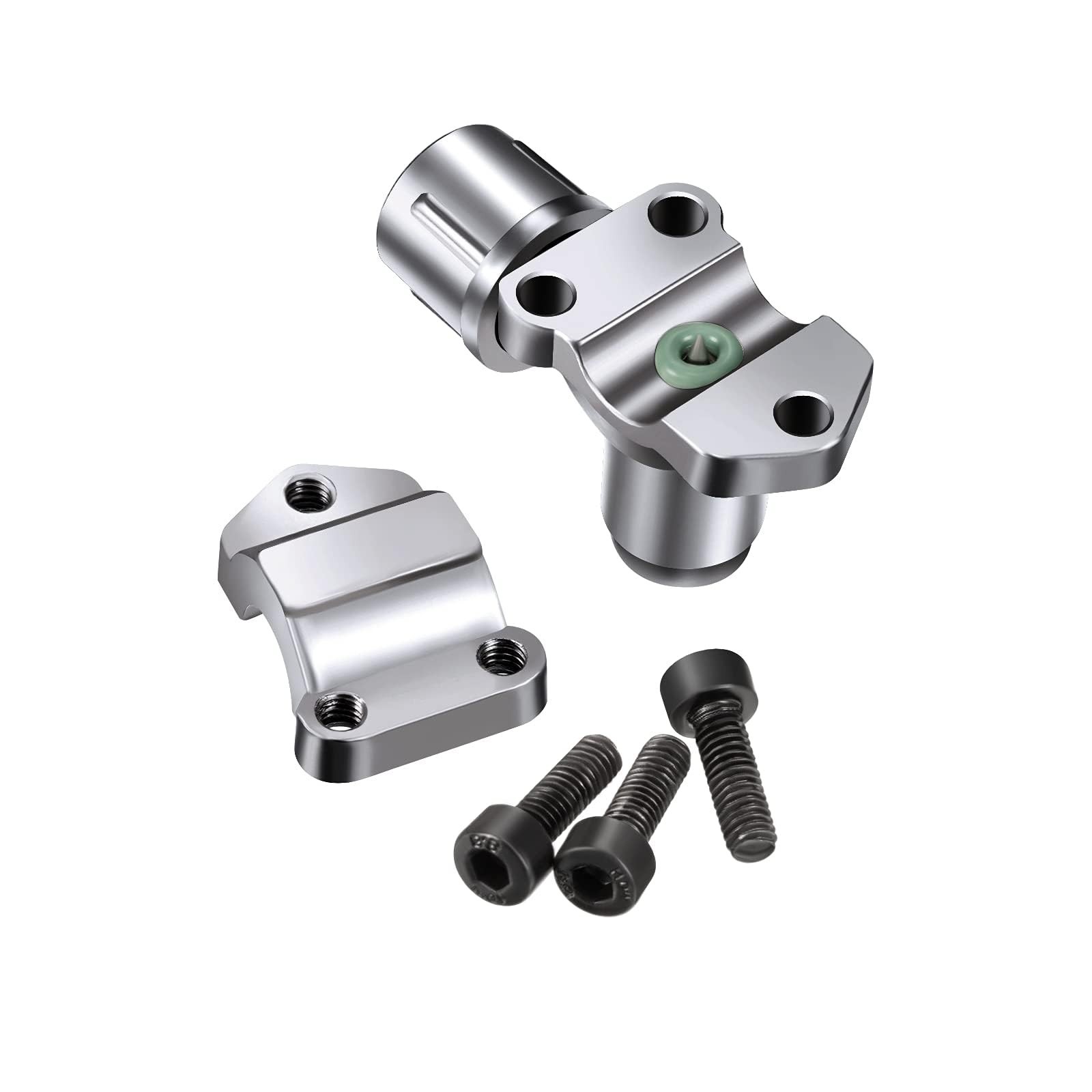 4 Sets Piercing Valve Kits for Refrigerators, Fits 1/4, 5/16, 3/8 Inch Pipes
