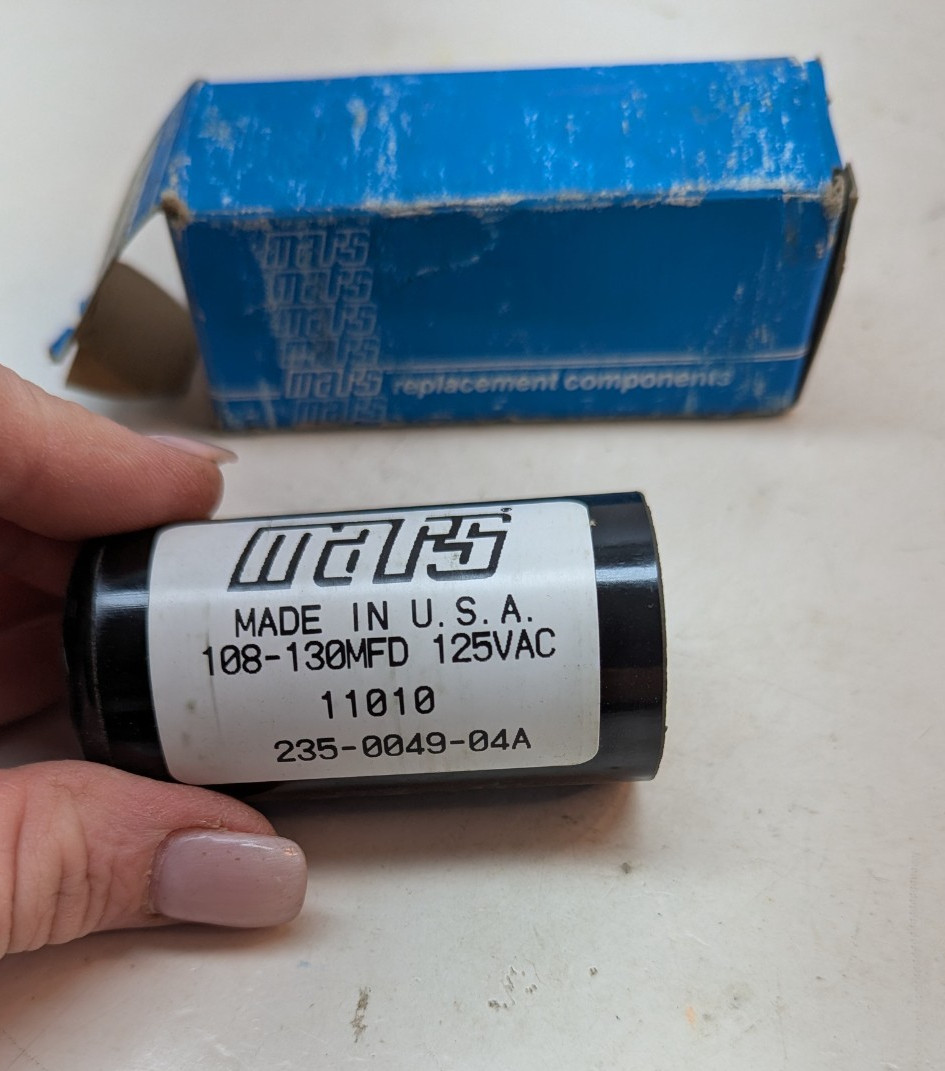 MARS 11010 Motor Start Capacitor 108-130MFD 110 125VAC 685744 USA 235004904A