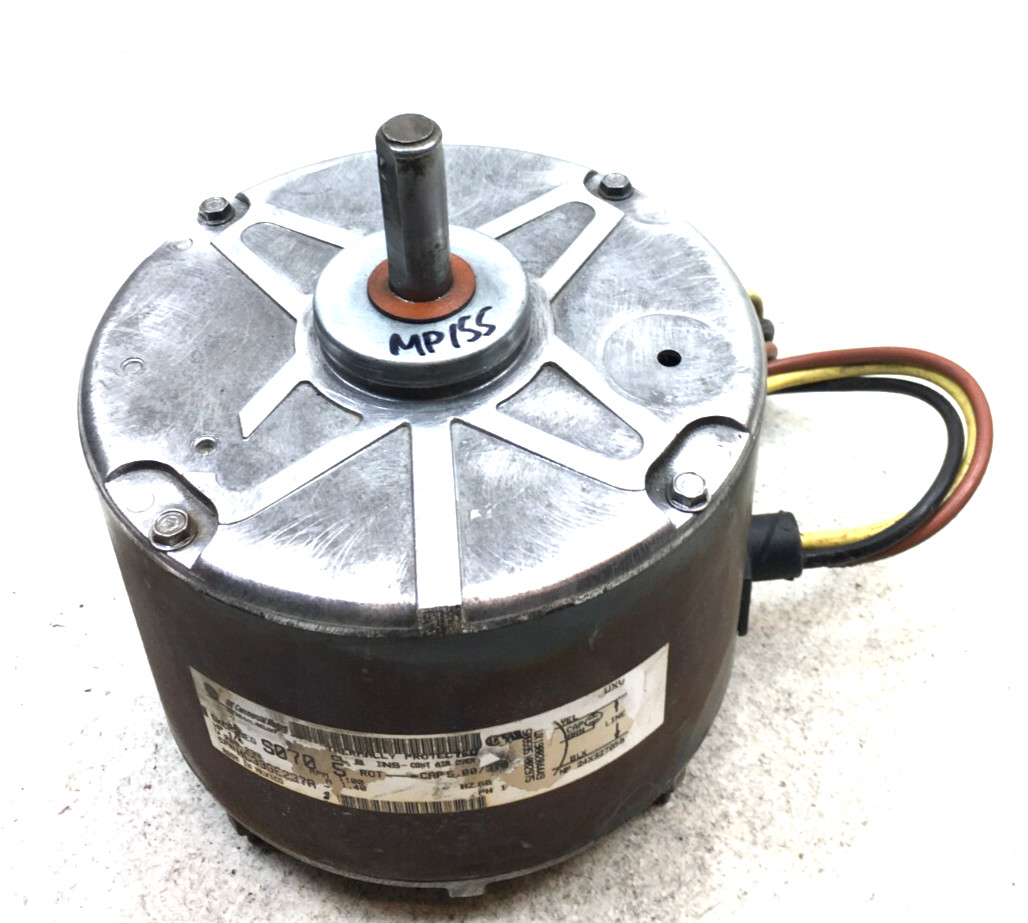 GE 5KCP39EGS070S Carrier HC39GE237A Condenser Motor 1100 RPM 1/4 HP used #MP155