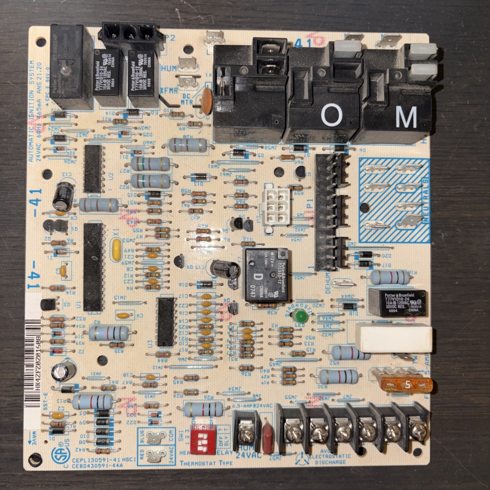 Carrier Furnace Control Board HK42FZ020 CEPL130591-41 P#121