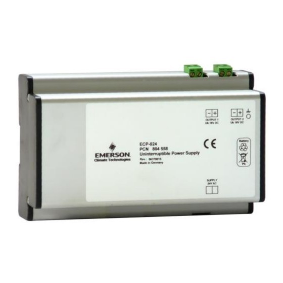 Emerson/Copeland ECP-024 804558 Uninterruptible Power Supply 24 VAC In NIB