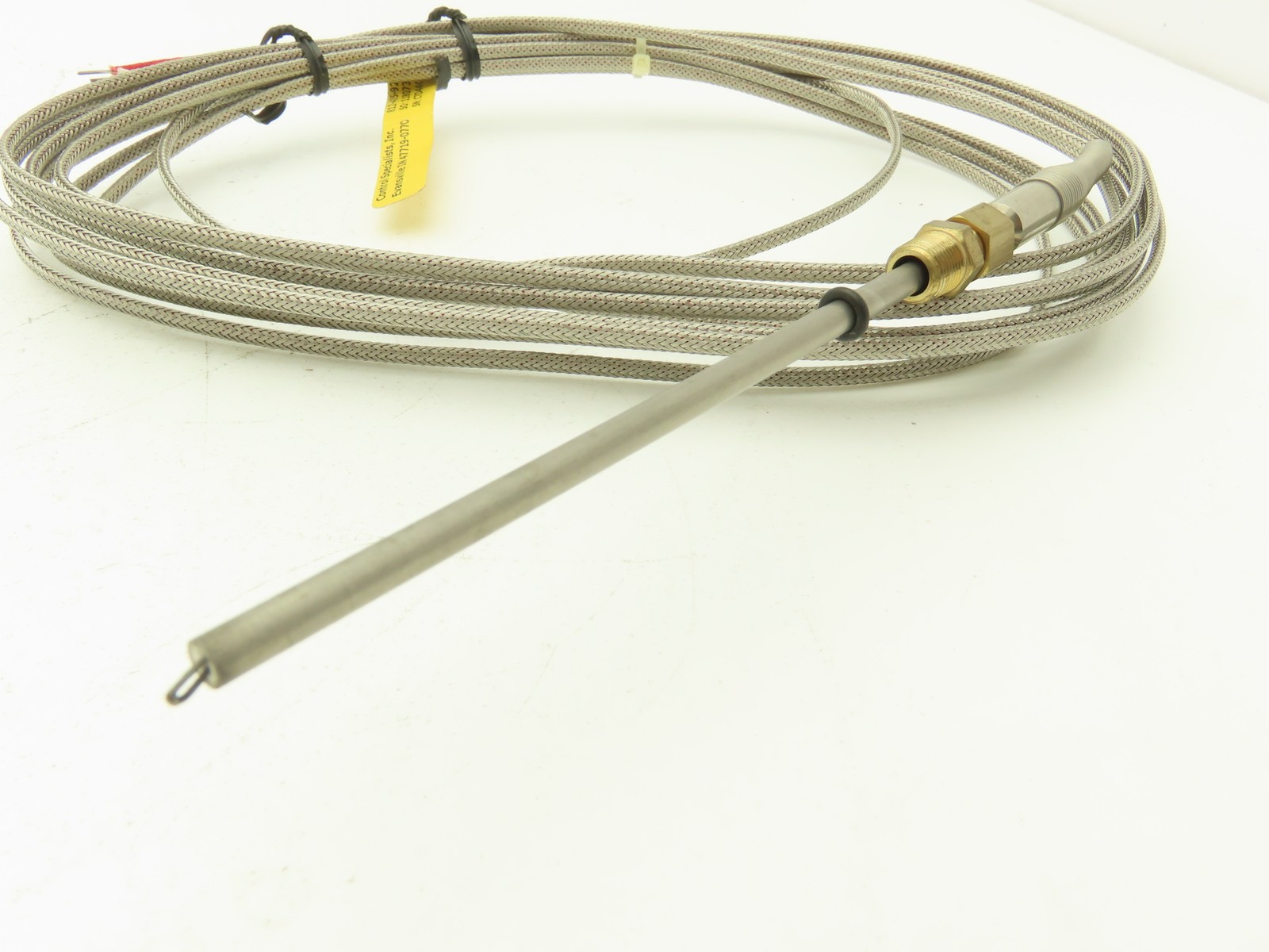 Pyromation J38E-006-15A-15HT-F1B240-2 Thermocouple Temperature Probe W/ Adapter