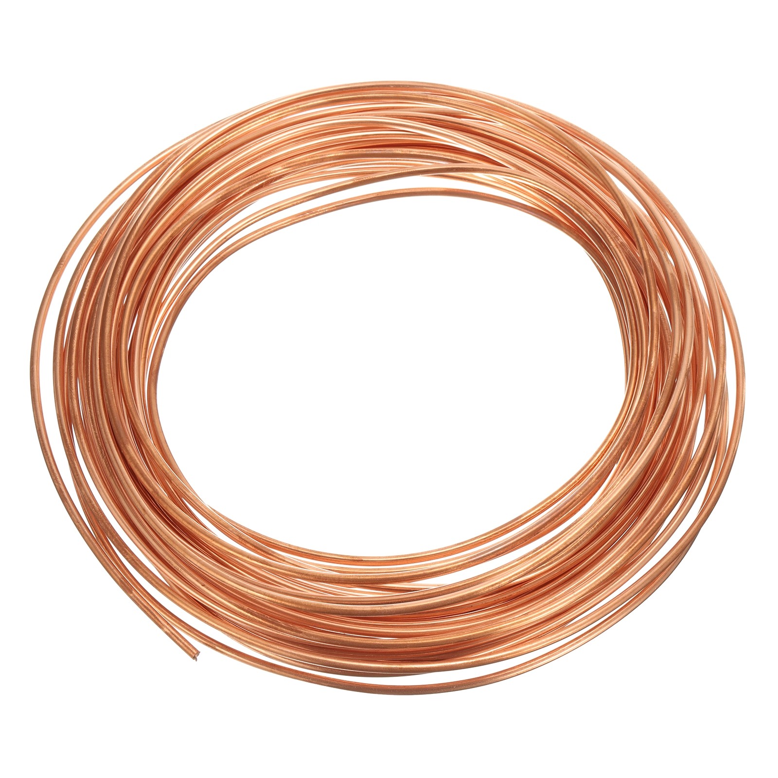 Copper Tube 1/8” OD x 49.2Ft Refrigeration Flexible Pipe Seamless Hollow