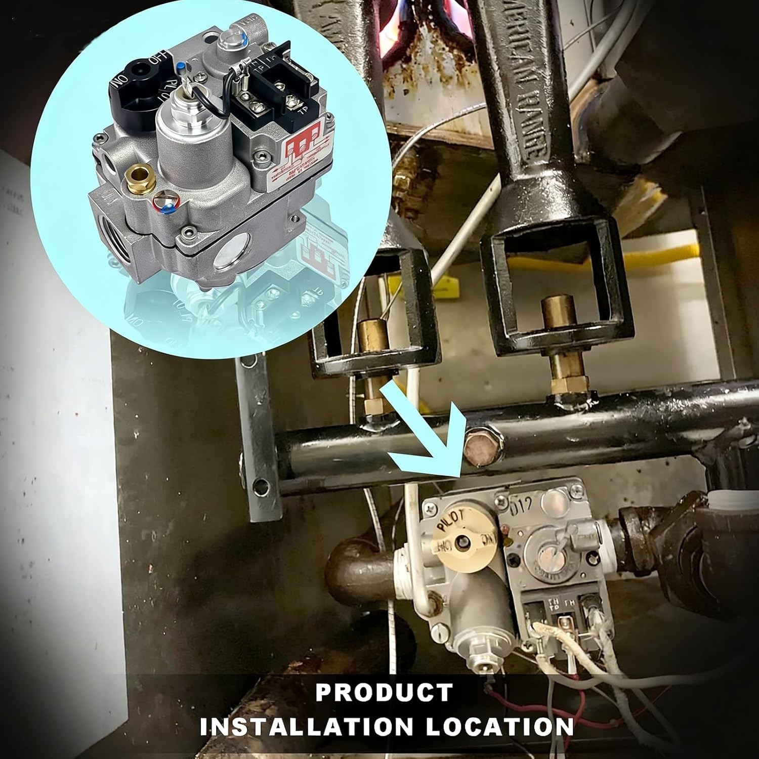 Fits For Robertshaw 700-506 Combination Gas Valve For 250-750 Millivolt Systems