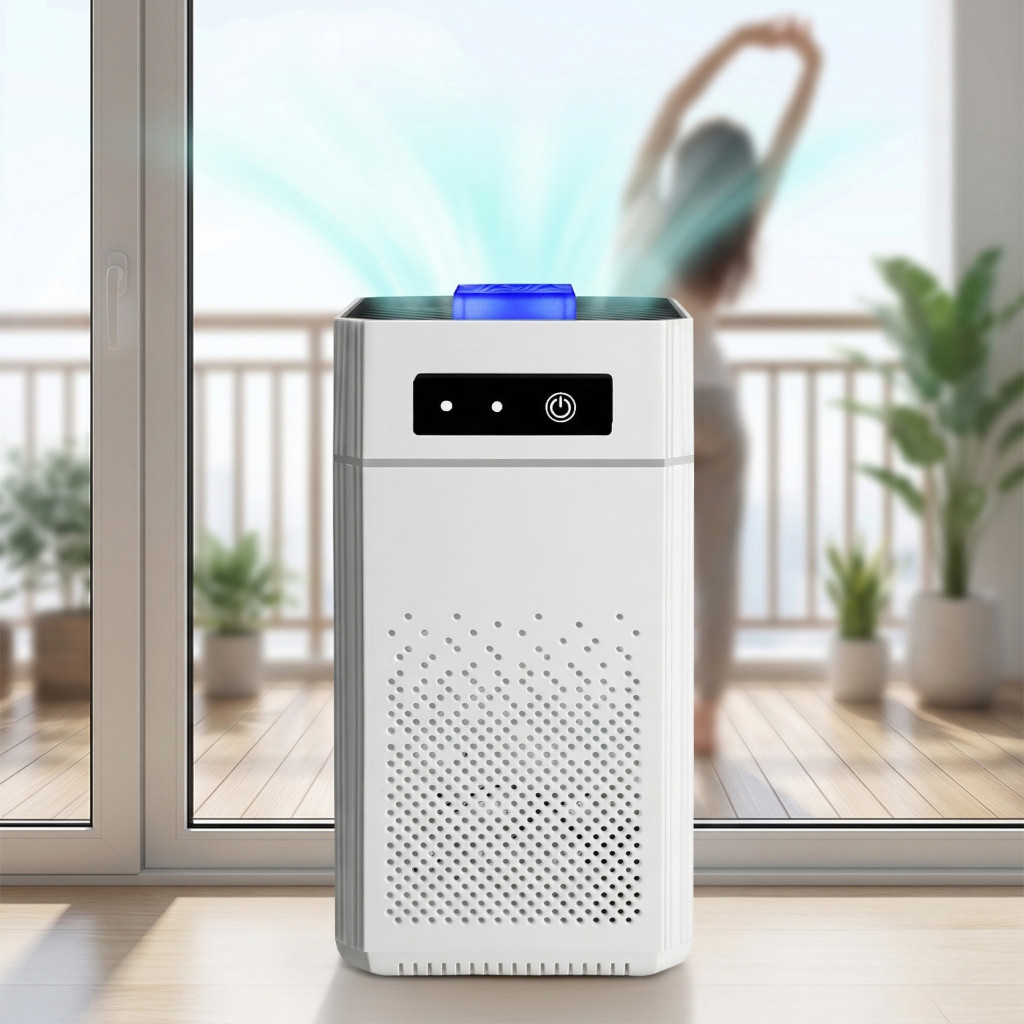 Air Purifier Large Room Air Cleaner W/Filter Element for Allergies Smoker Dust