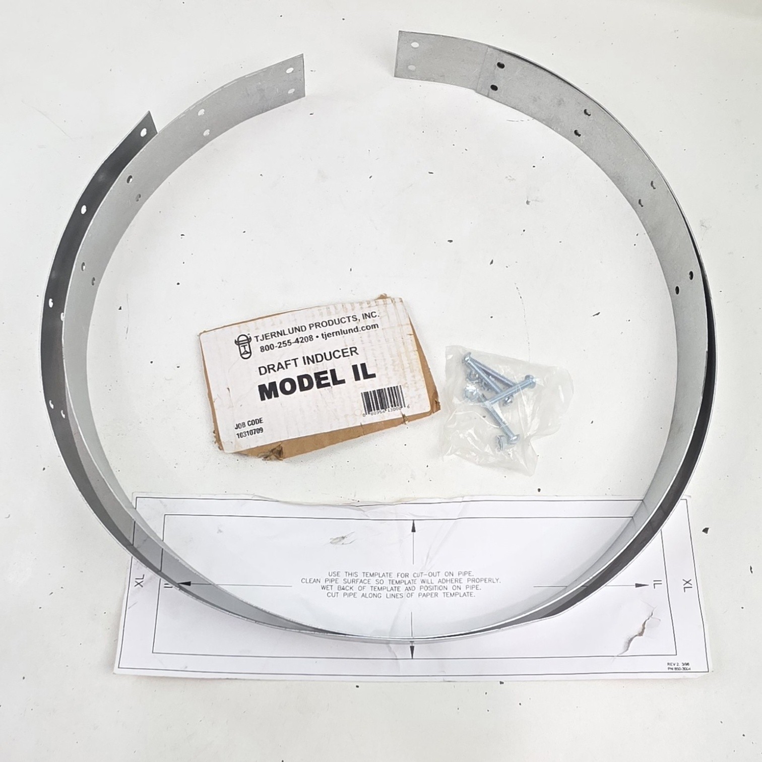 NEW, TJERNLUND Model IL Draft Inducer Exhaust 9″ to 18″ Pipe 115V AC