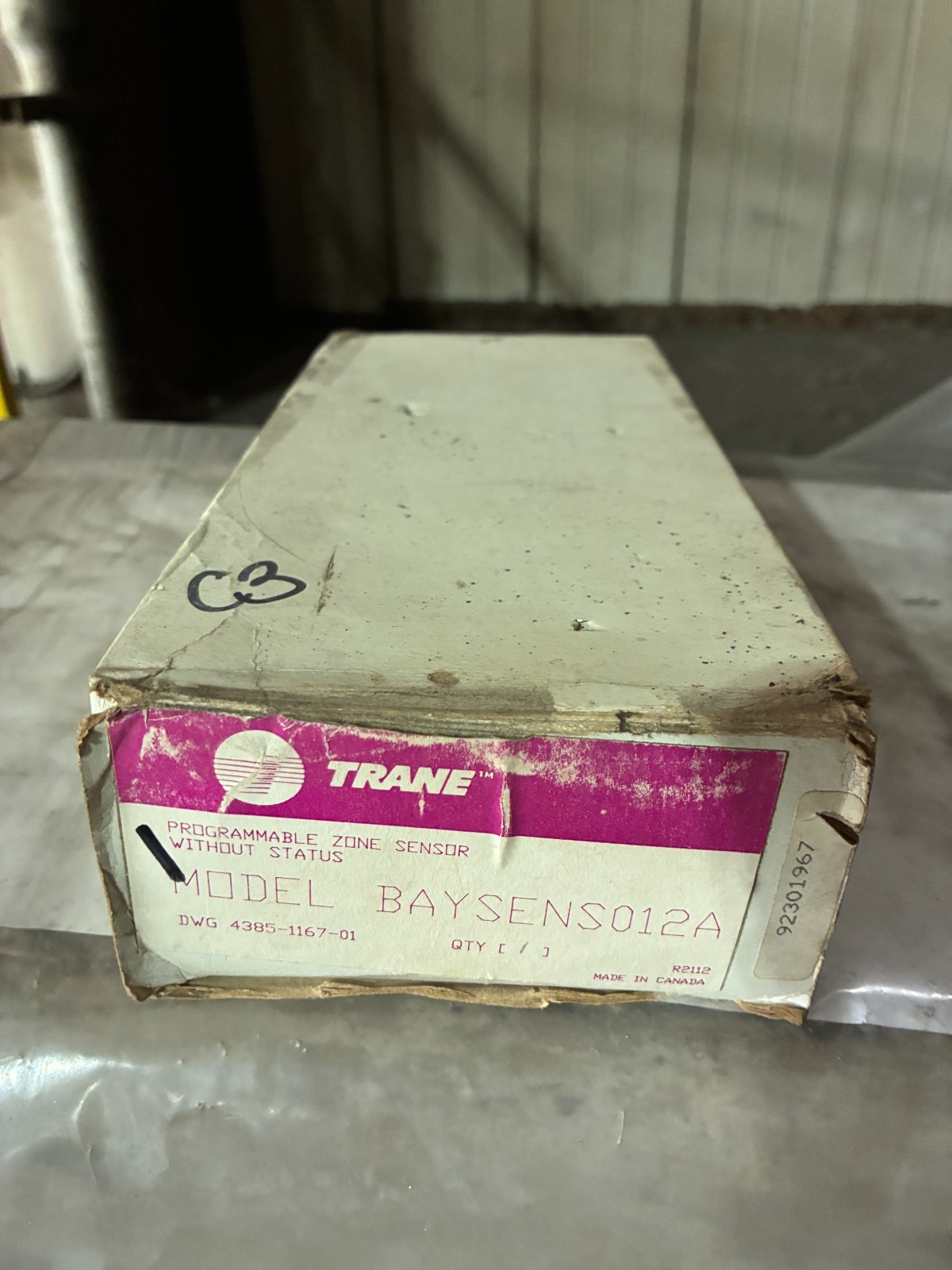 Trane Programmable Zone Sensor W/O Status BAYSENS012A OEM