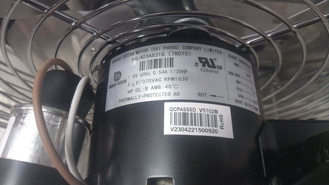 Airmaster Fan 23015 1/30 HP 115VAC 12 In Blade Dia Shutter Mount Exhaust Fan