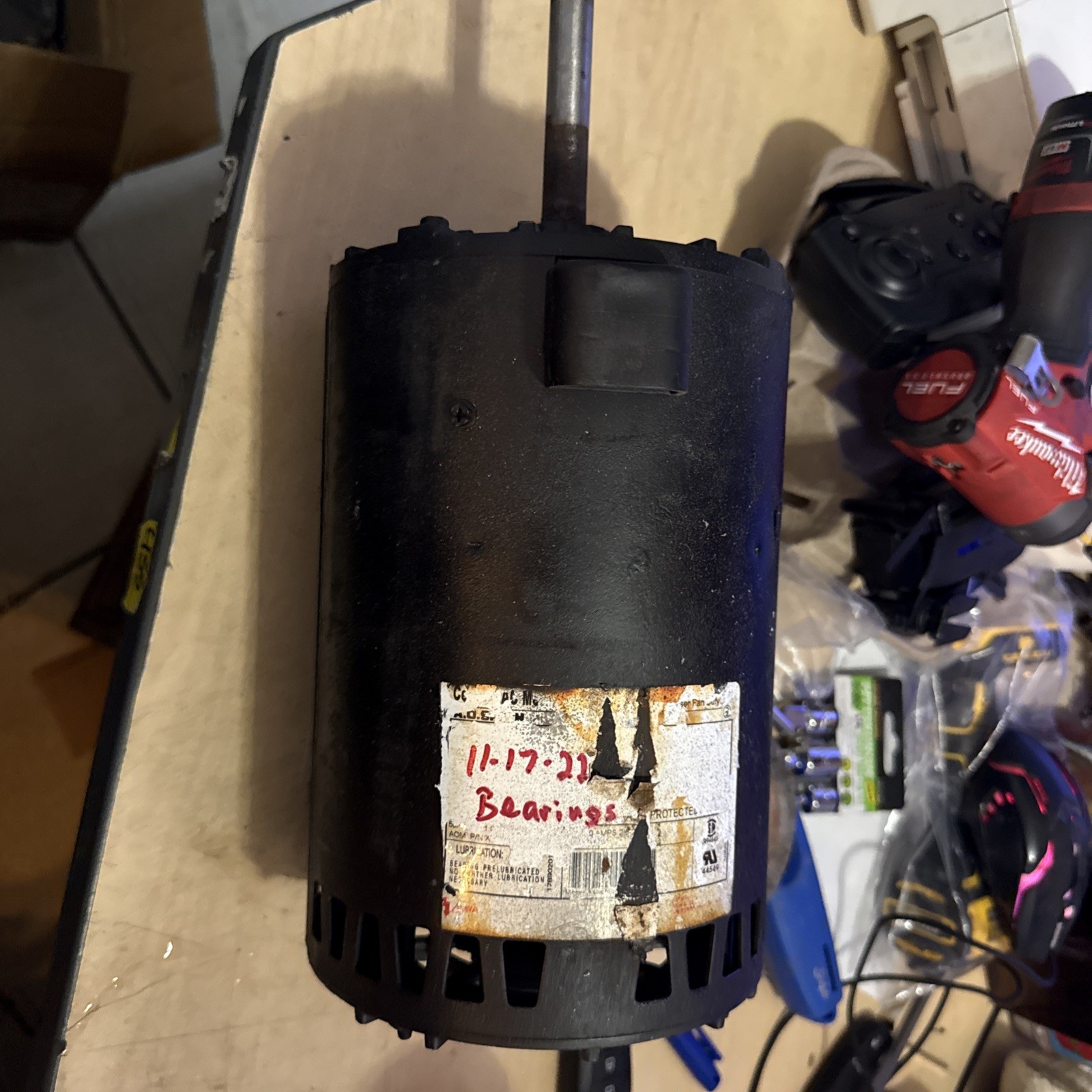 MOT10294 Trane Condenser Fan Motor 460V 3 Phase Motor – 1.5HP, 1140RPM, 56Frame