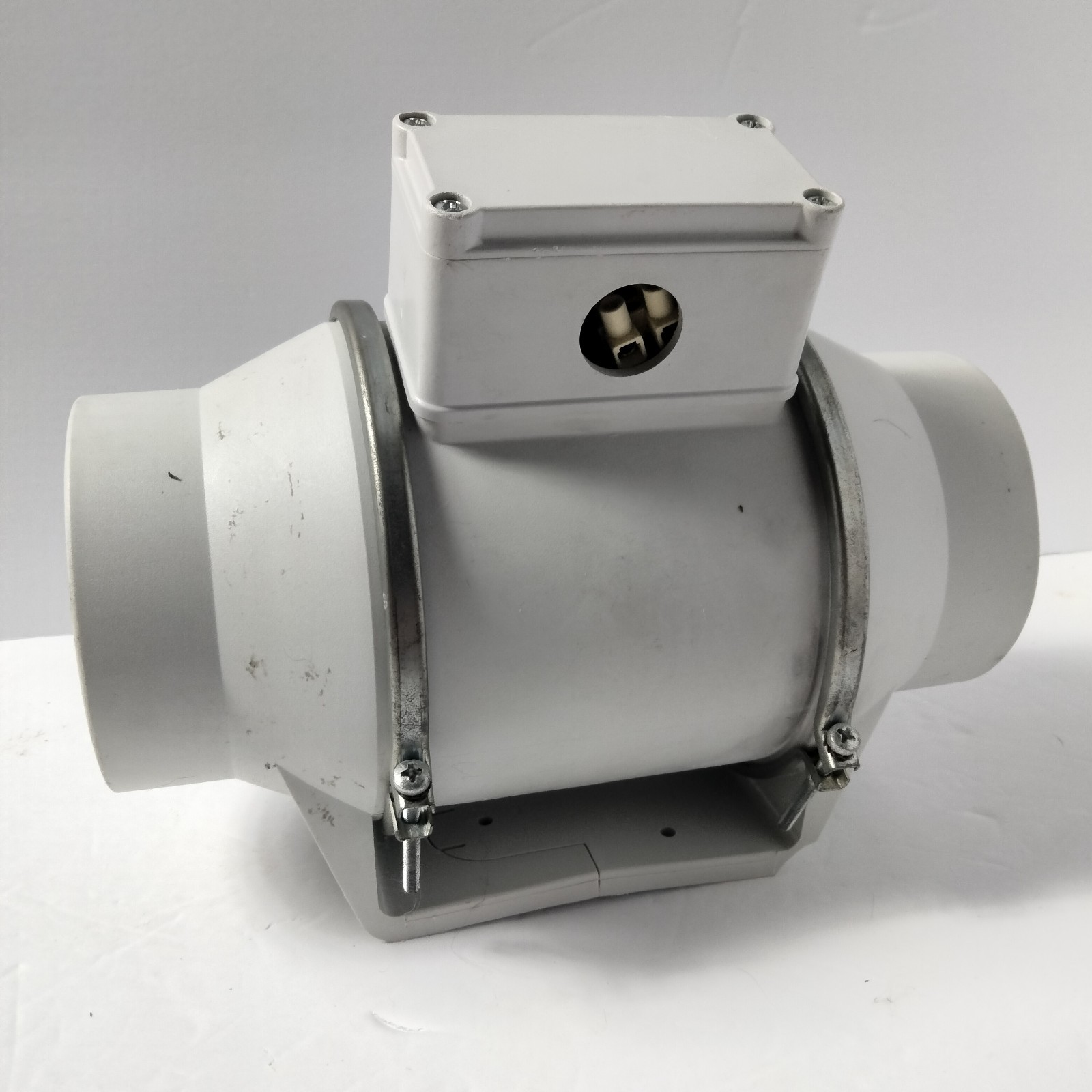 Soler & Palau (S&P) TD-100 mixed-flow inline duct fan, 4″, 120v, 35W, 0.45A
