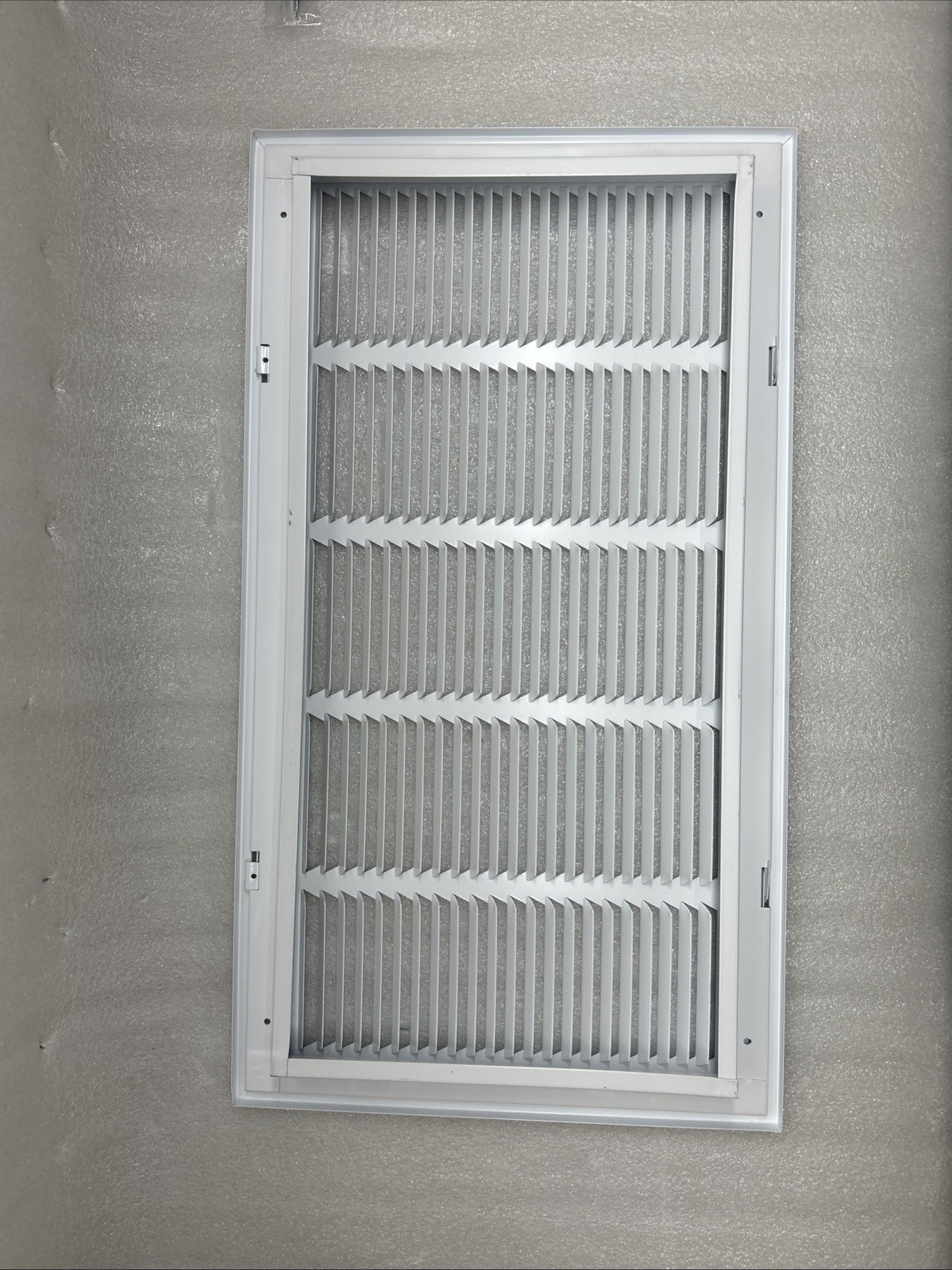 Everbilt 24 in. x 12 in. Steel Return Air Filter Grille in White for Sidewall