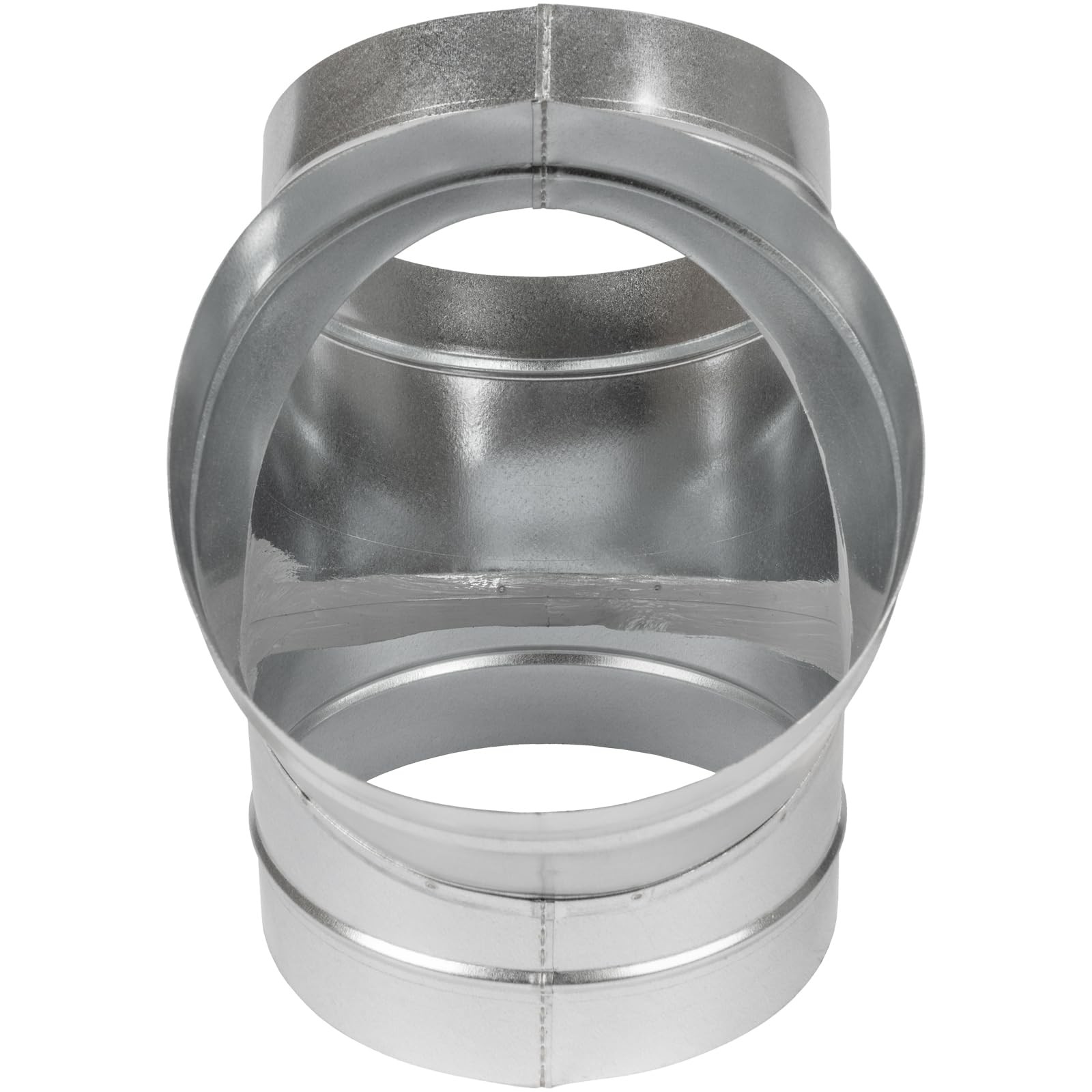 Repa Market 8 Inch Y Duct Connector – 45 Degree Galvanized Steel Duct Splitter