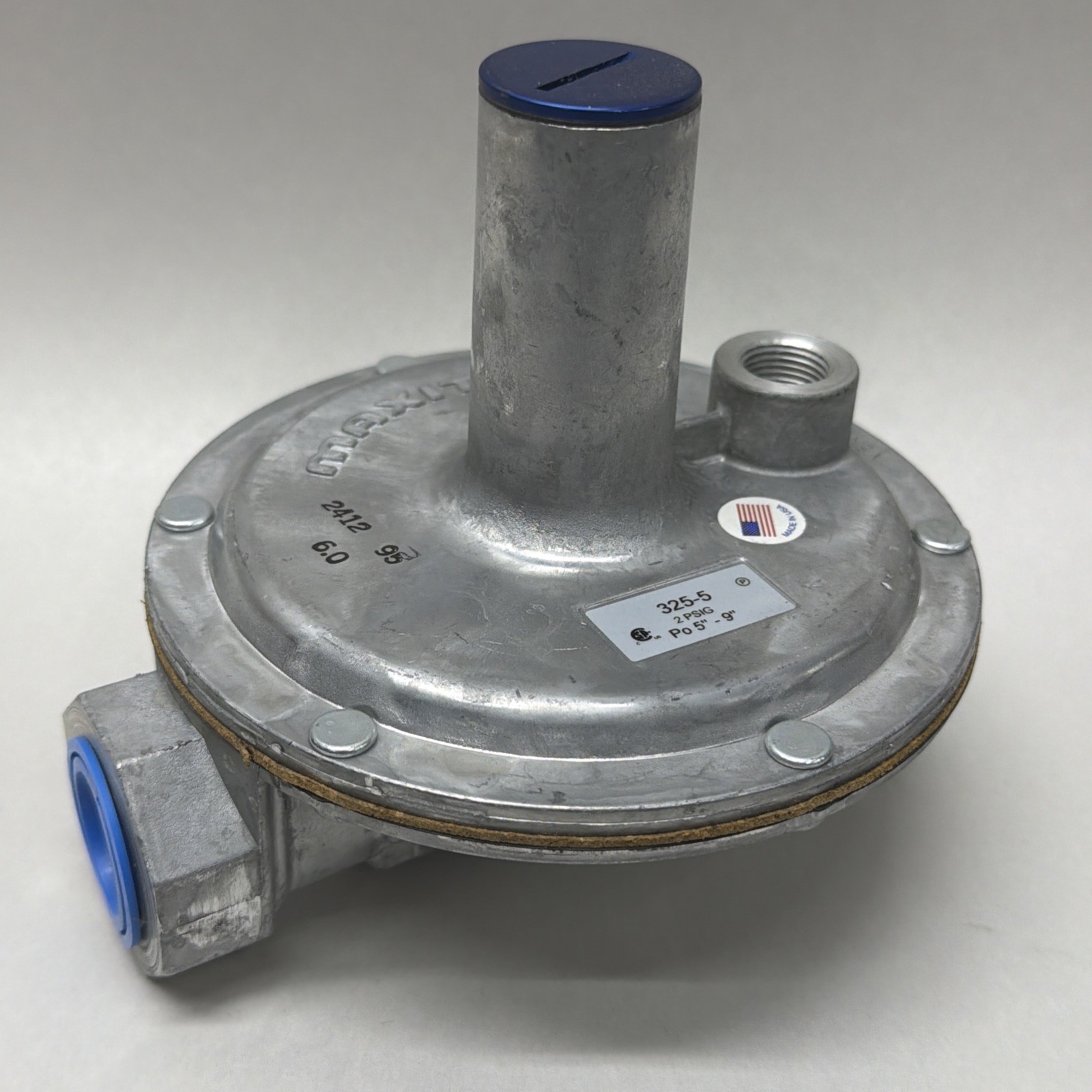 MAXITROL 325-5 Pressure Regulator 2PSIG PO 5”-9” 3/4″ NPT Gas 325-5-3/4” NEW