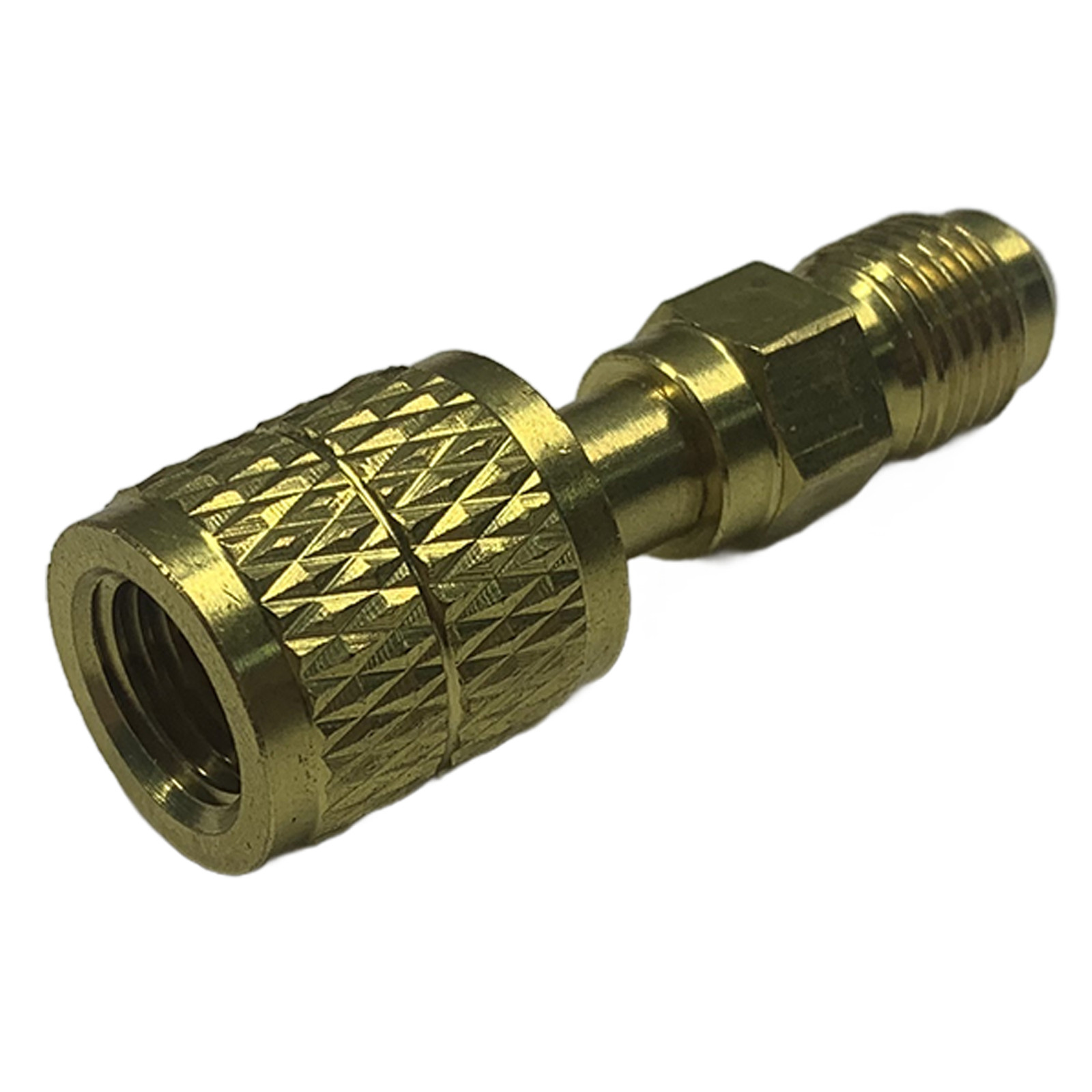 For A2L R454B/R32 Tanks 1/4” Female&1/4”Male HVAC R32 Reverse Thread Adapter