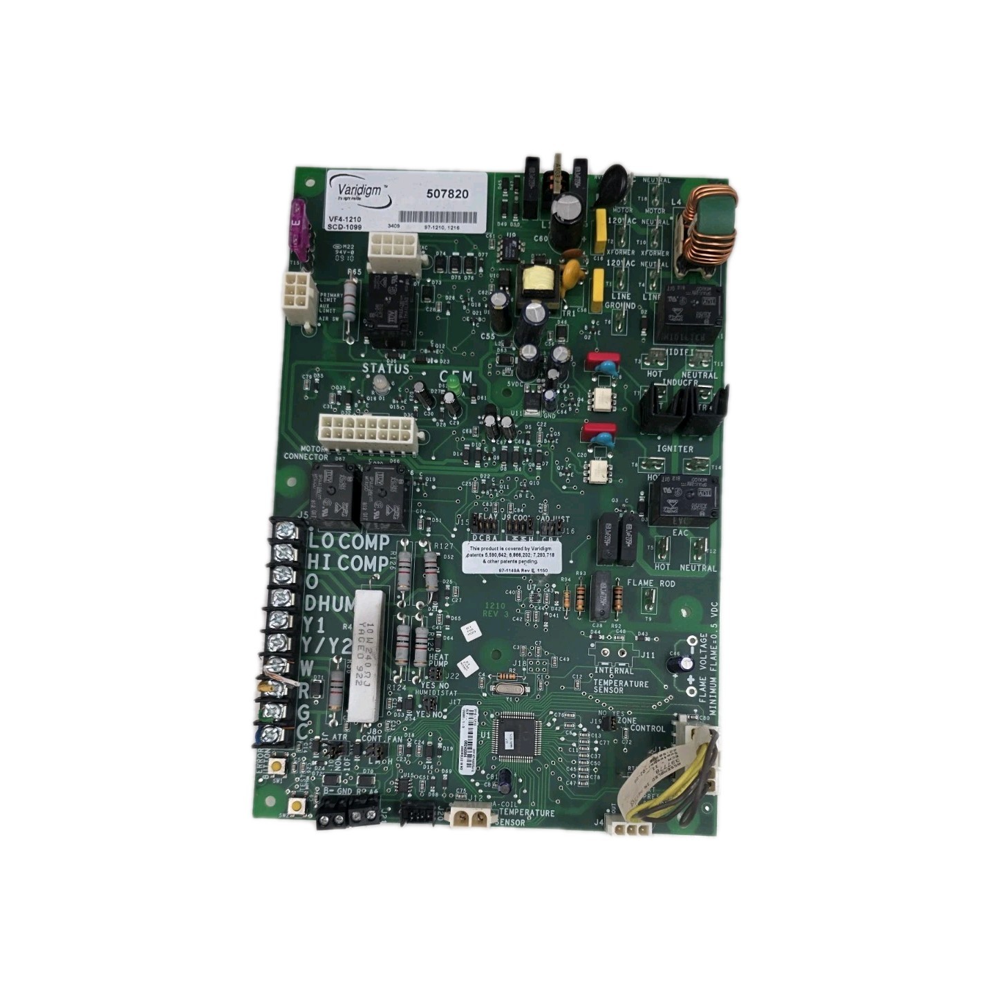 York Luxaire VARIDIGM 507820 Control Board VF4-1210