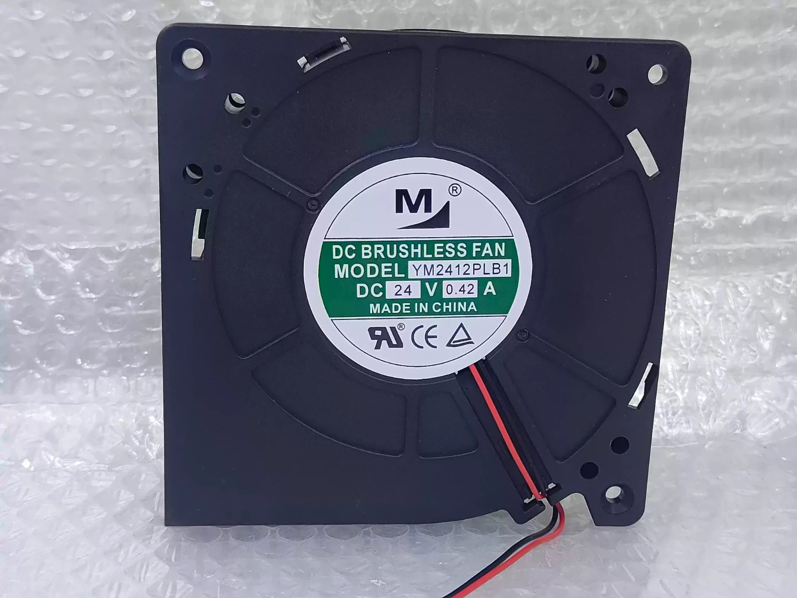 1PCS M YM2412PLB1 12032 DC24V 0.45A 12CM 2-Wire Inverter Turbo Blower Fan