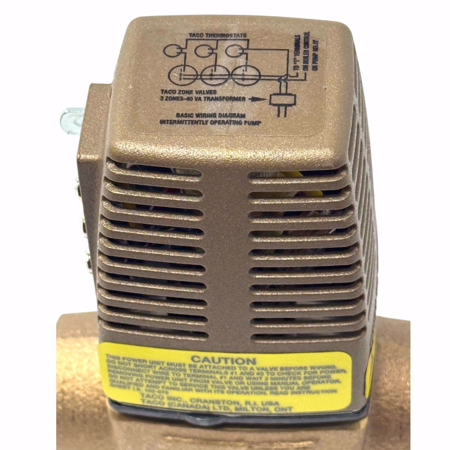 TACO 572-3 GOLD SERIES HEAT MOTOR ZONE VALVE 1 INCH SWEAT