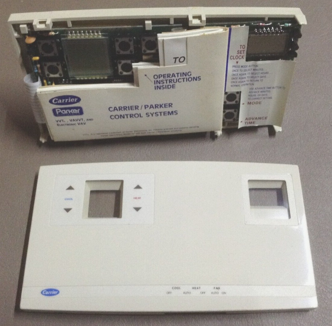 CARRIER MONITOR THERMOSTAT WITH TIME CLOCK MST04 FOR VVT, VAVVT & ELECTRONIC VAV