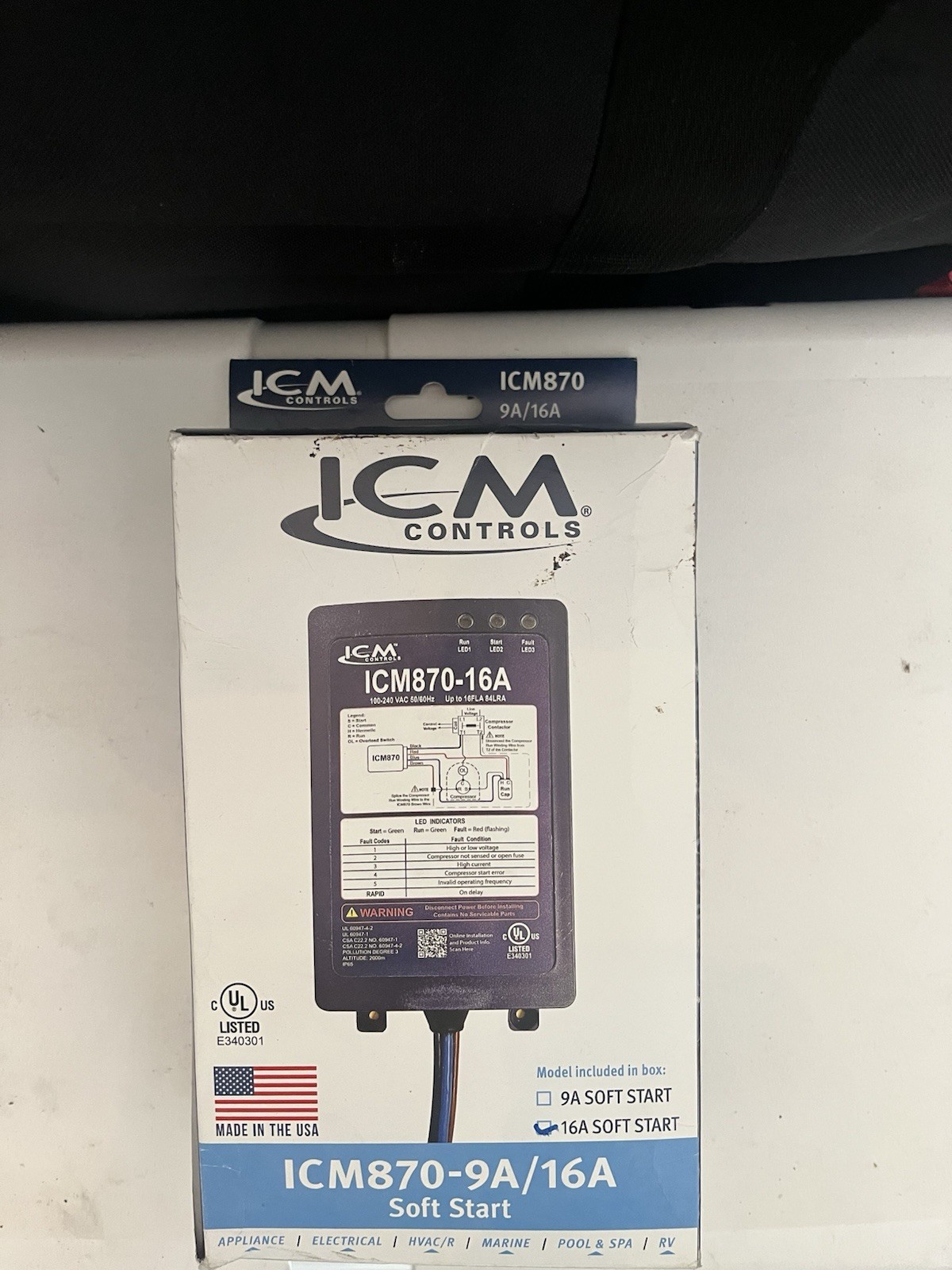 ICM Controls Soft Start Module ICM870-16A 9A/16A for Air Conditioner