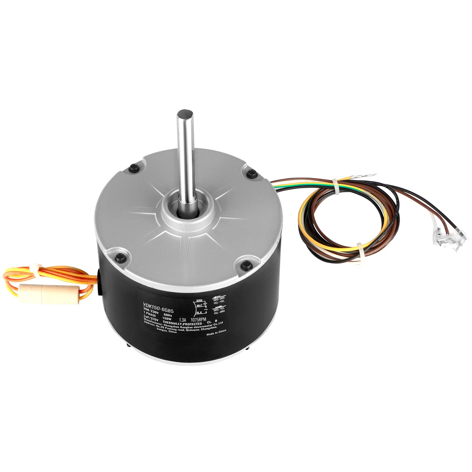 Uimoso 1/5HP Condenser Fan Motor 1075RPM 1.3A 208-230V K55HXJKL-2918