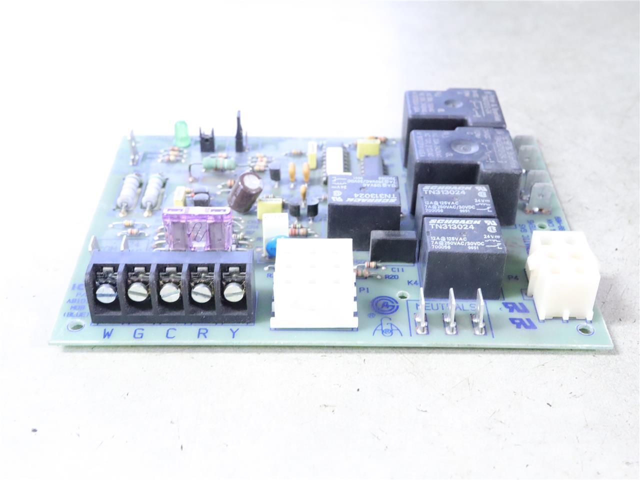 Coleman EVCON 7956-319 (BLUE) Furnace Control Circuit Board ICM AB1012 MOB BLUE