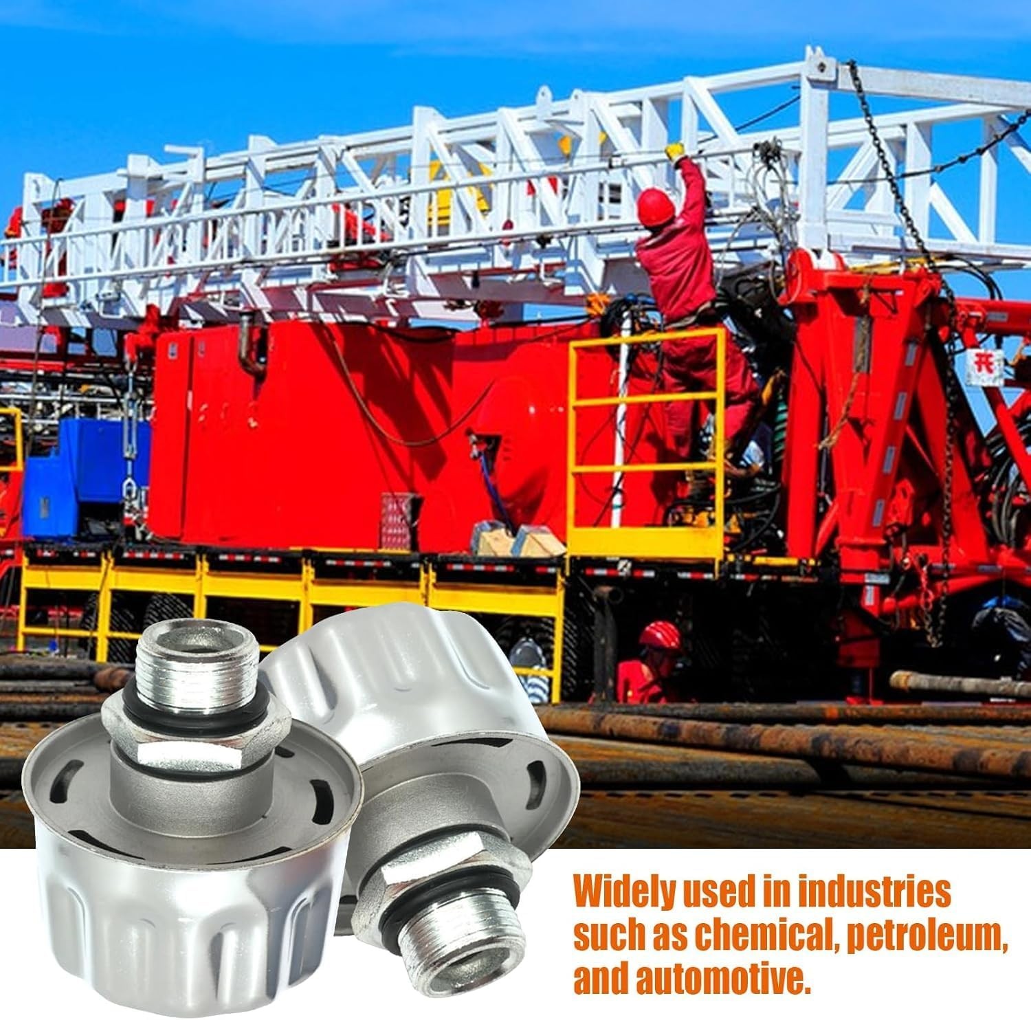 1/2″ NPT Breather Cap with 40 Micron Filtration | Heavy-Duty Carbon Steel & Alum
