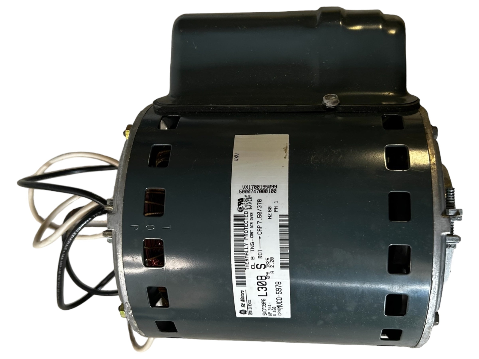 GE MOTORS, 5KCP39PGL308S, MCQUAY, MVCQ5978, 3/4HP, MOTOR – NEW IN BOX