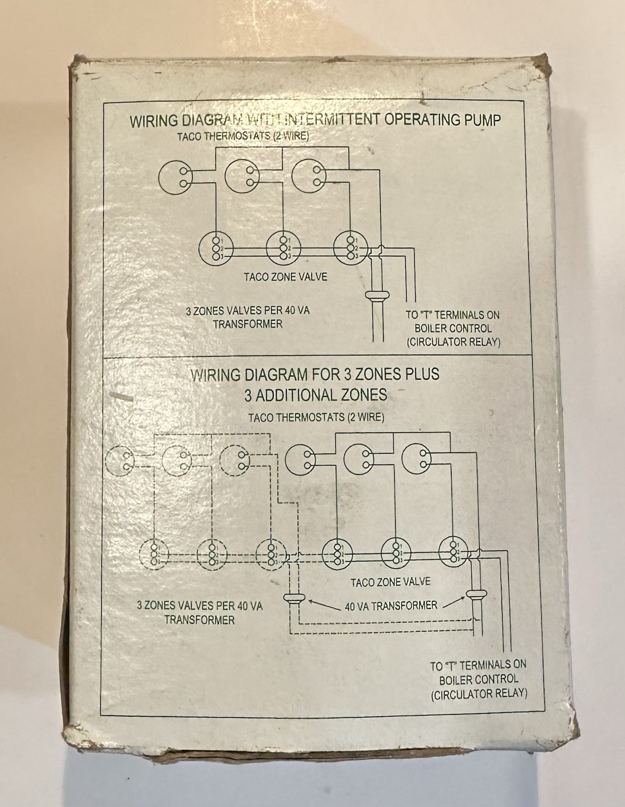 Taco Gold Series 2 Way Zone Valve Brass 571-2 3/4 Sweat 24V New Old Stock