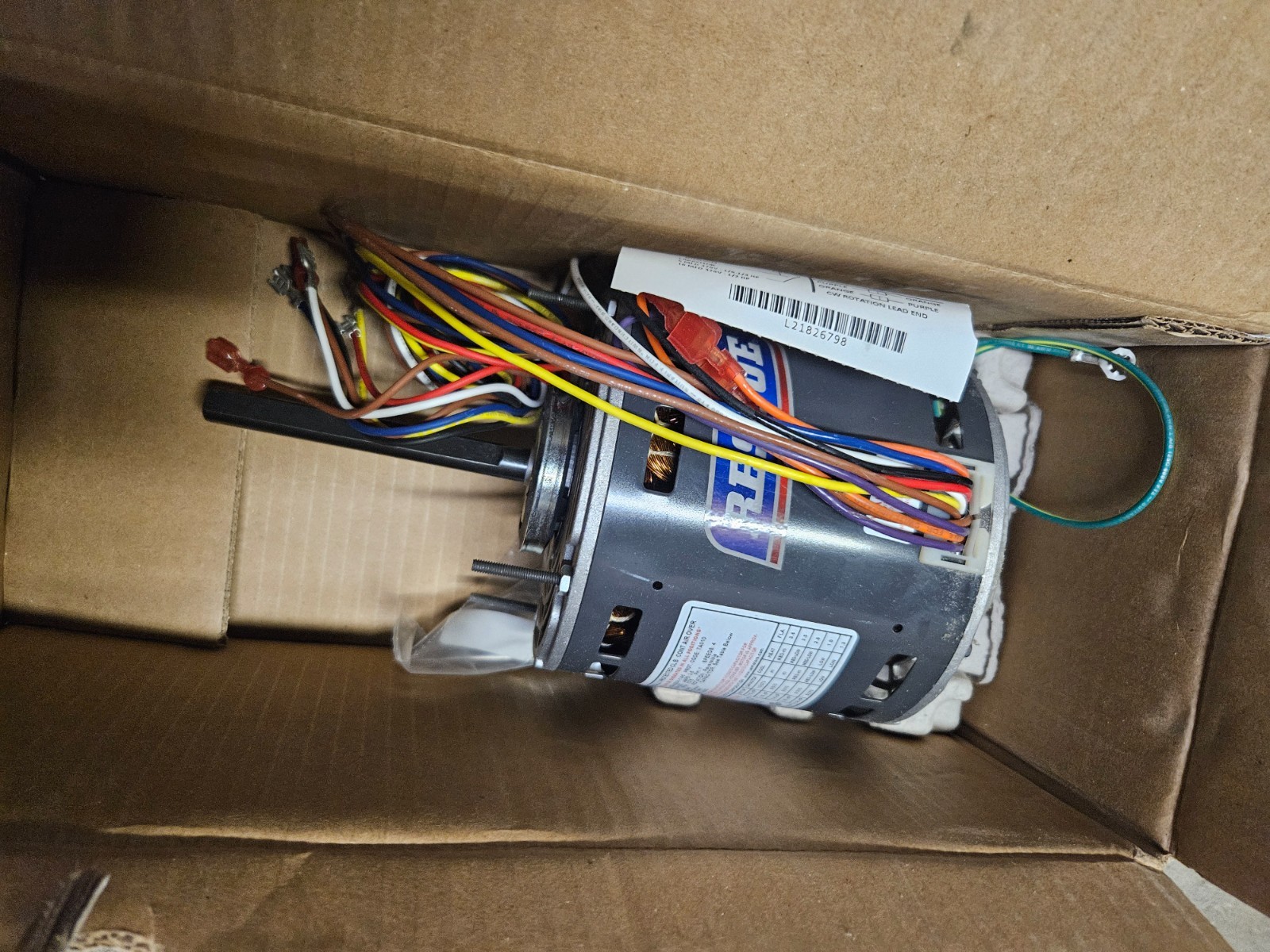 U.S. MOTORS 5461 PSC RESCUE 208-230V Direct Drive Fan and Blower Motor