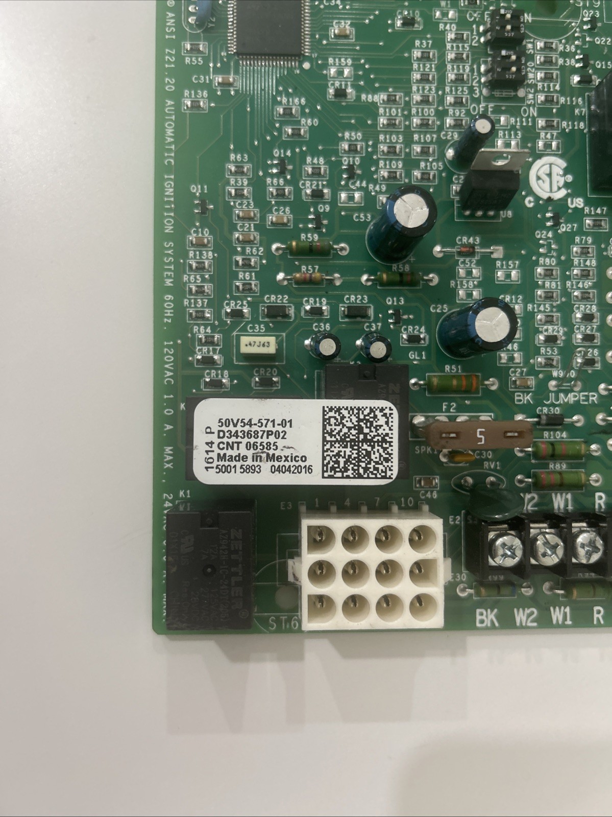 Emerson Climate 50V54-571-01 / D343687P02 Integrated Furnace Control Board