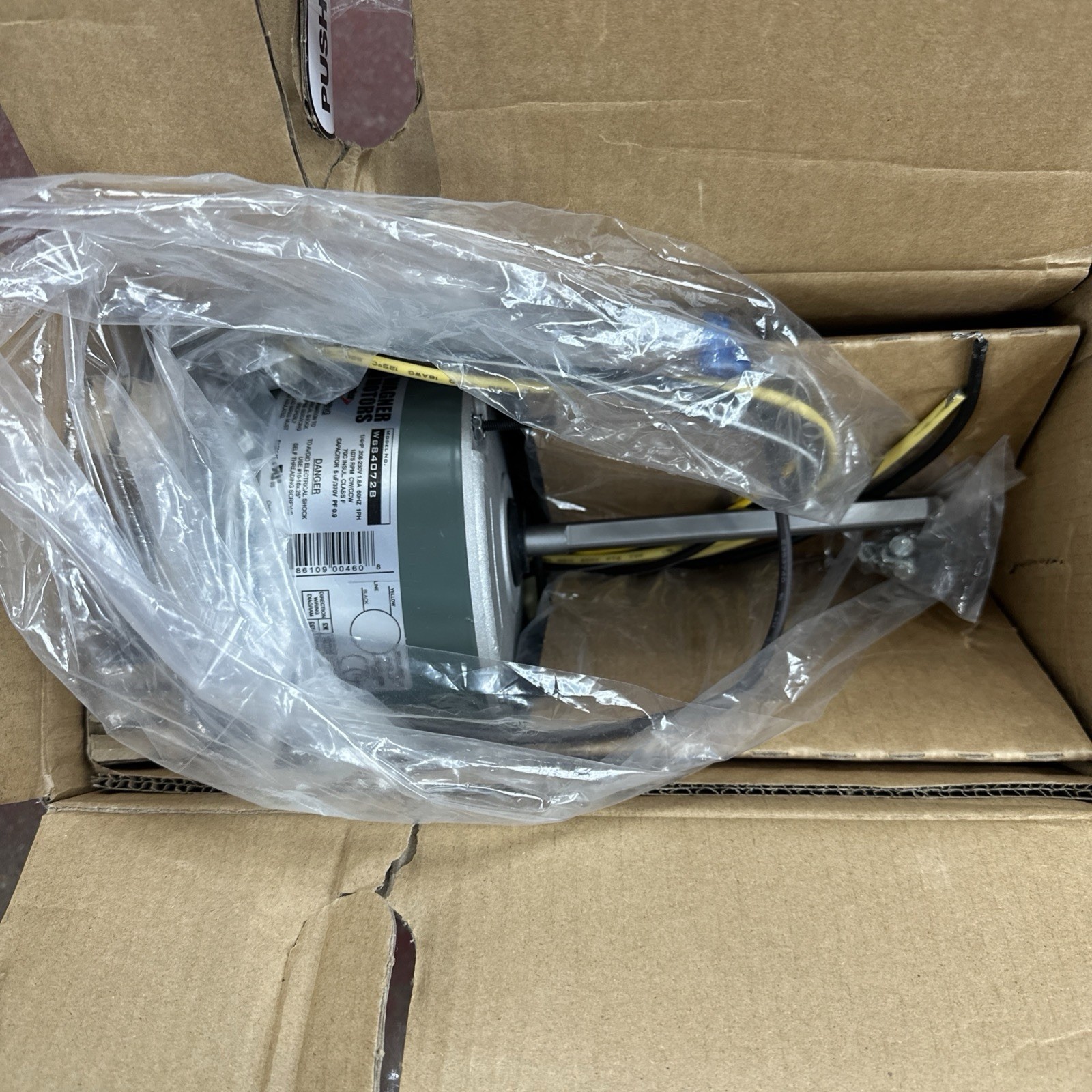 Wagner WG840728 Condenser Fan Motor 1/4 HP 208-230V HVAC Replacement