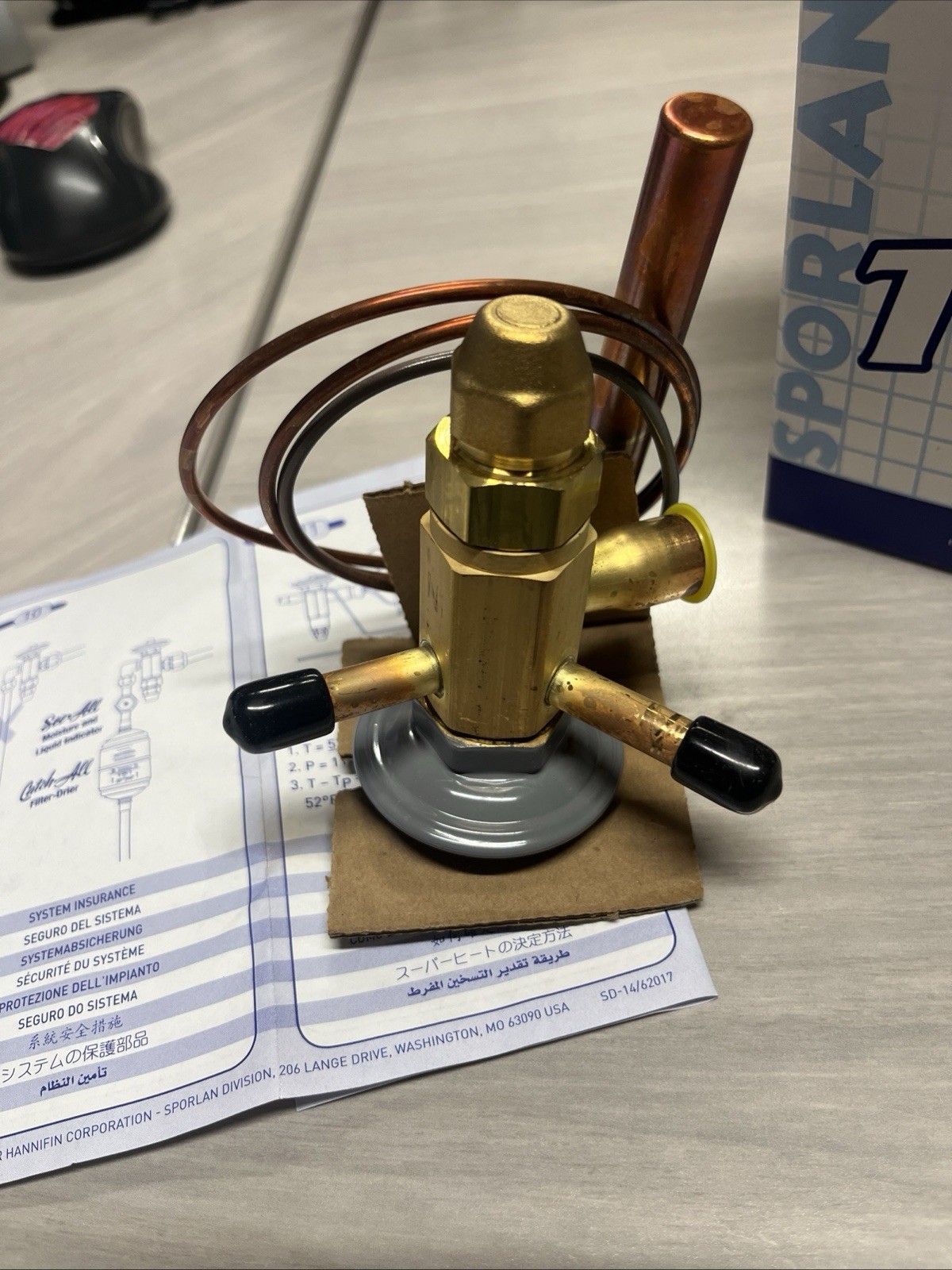 24 Sporlan TXV EFVE 1C 1/4×1/2 ODF SolderStrainer 1/4ODF EXTEQ30″CapillaryTube