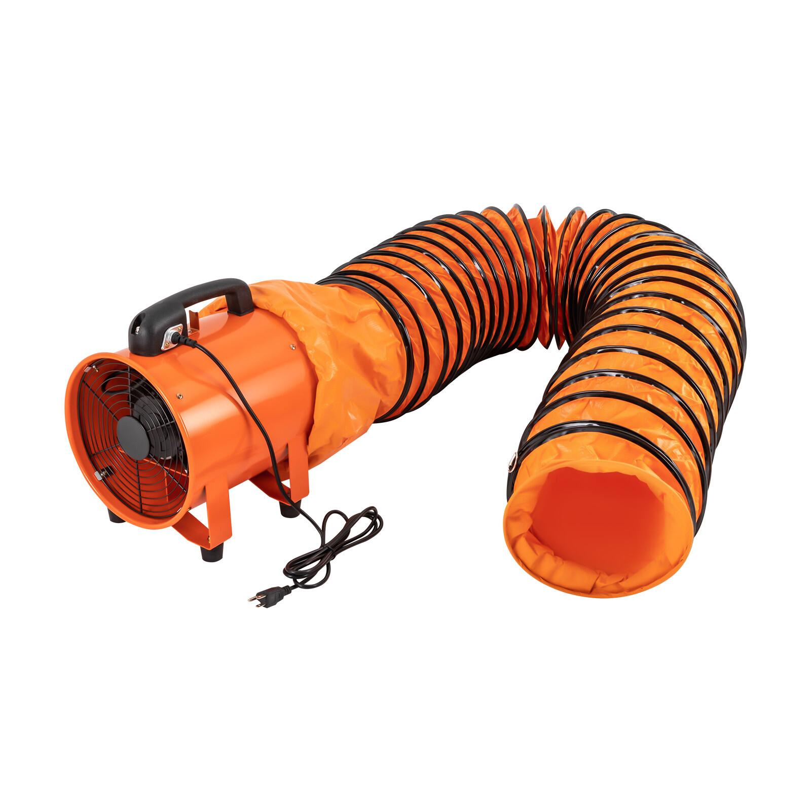 10″ Extractor Fan Blower Duct Hose Ventilator Portable Industrial Air Mover 320W