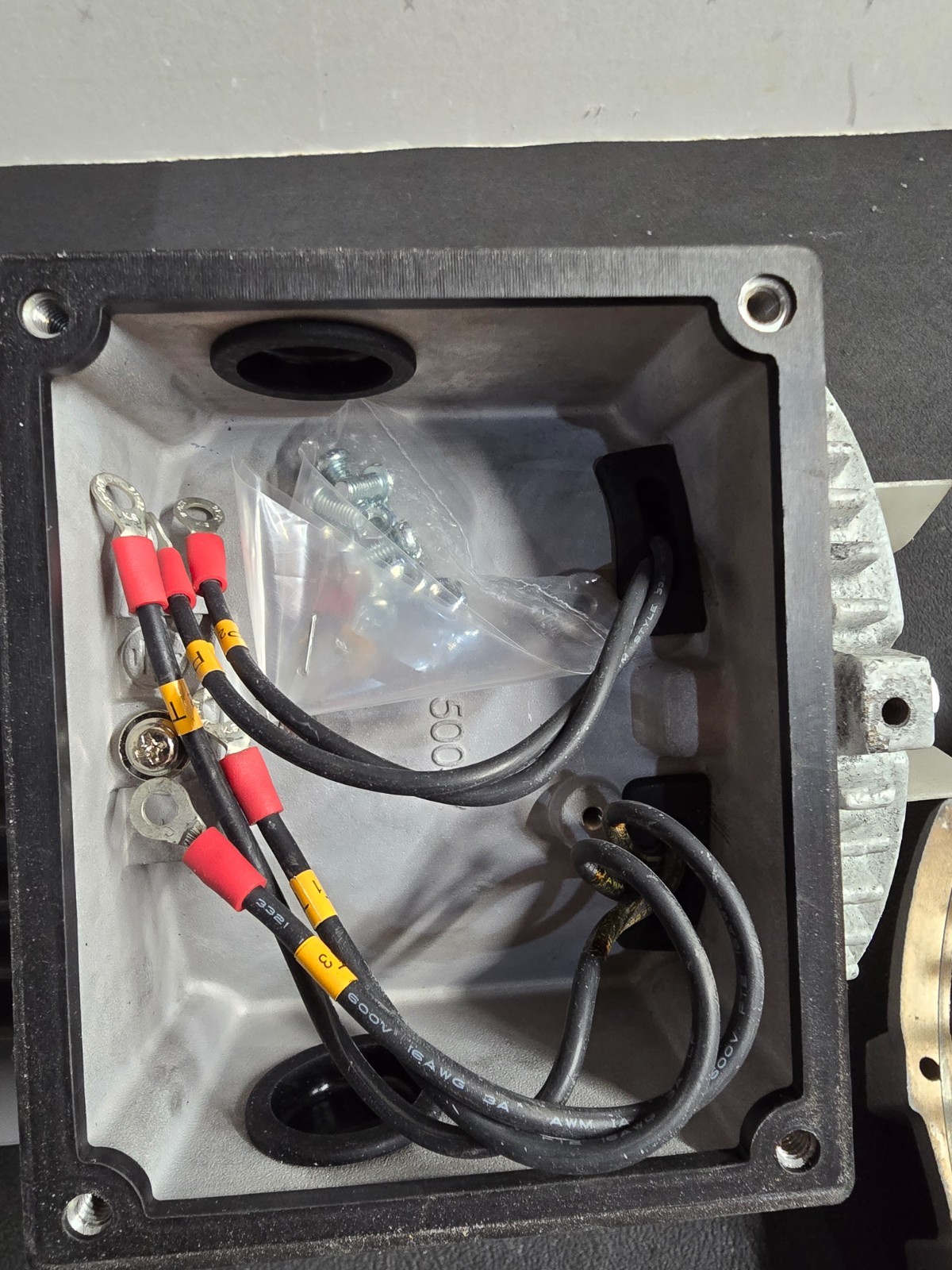 FUJI ELECTRIC VFZ601A-5W Regenerative Blower, 5 hp TERAL MUK3.7DAB Motor ONLY