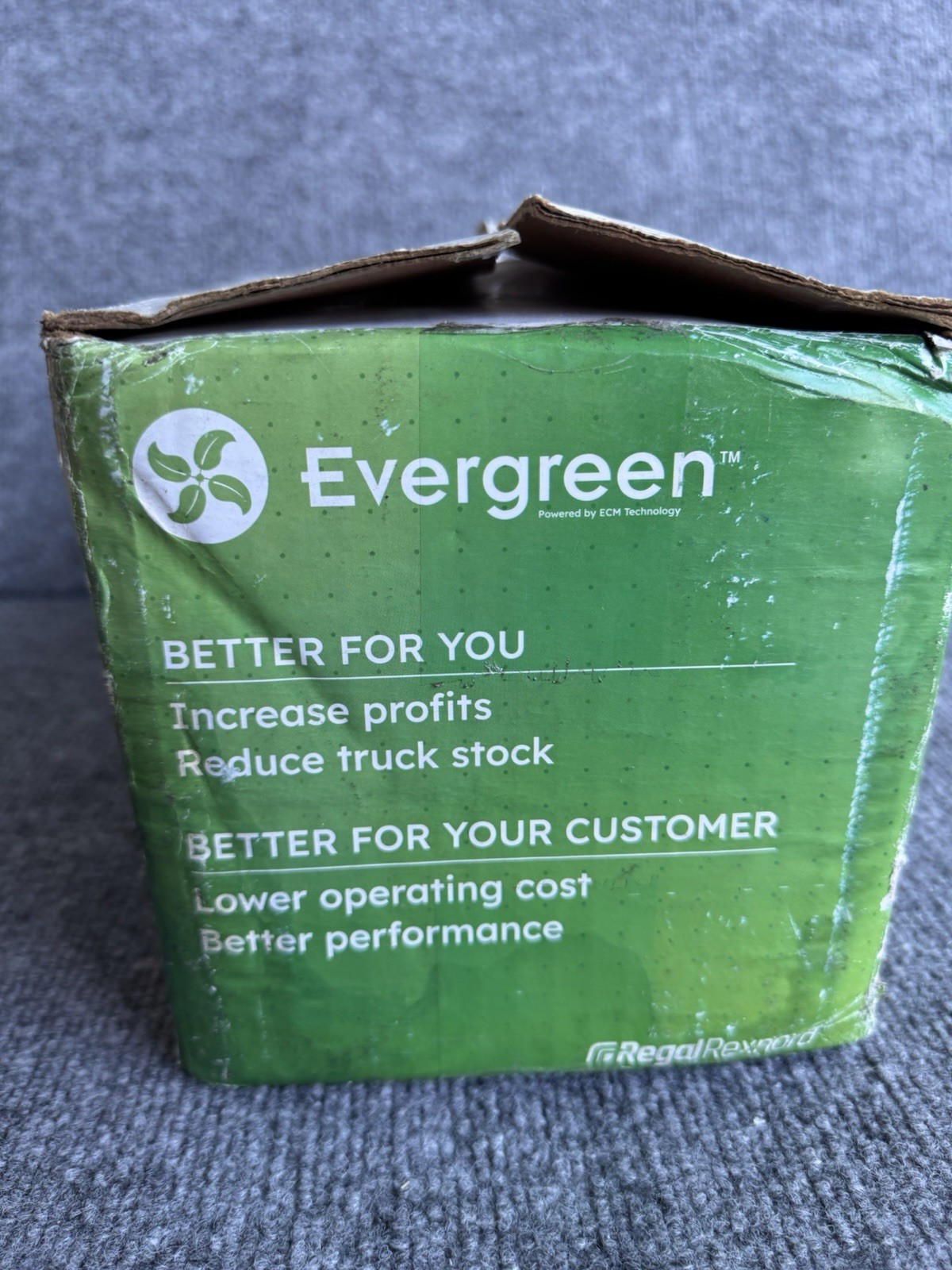 Evergreen EM 1HP ECM Blower Motor 208-230V 1075RPM 6207E Open Box