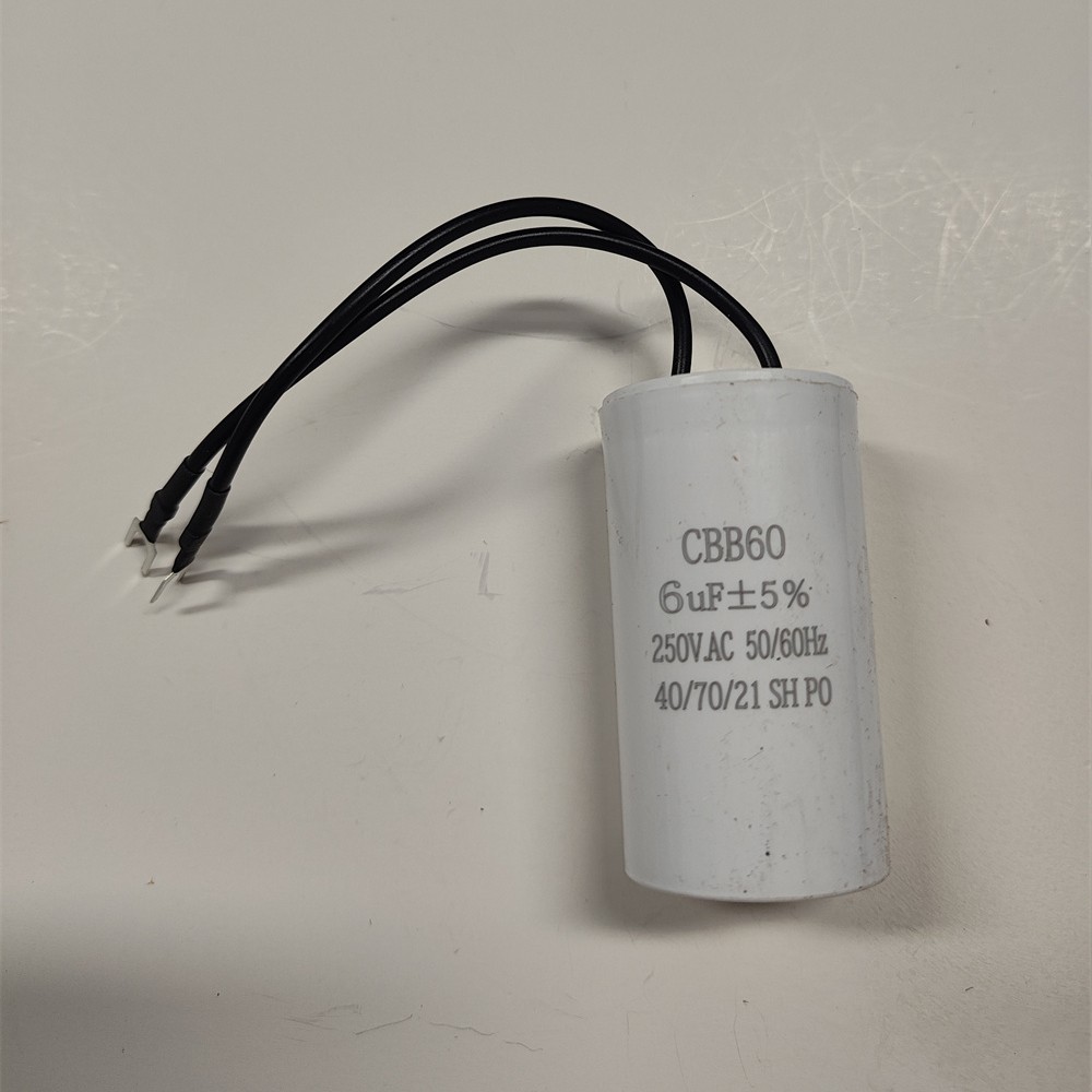 1PC CBB60 6UF 250VAC 250V Capacitor (Wire) Wire Motor Run Capacitor CBB60
