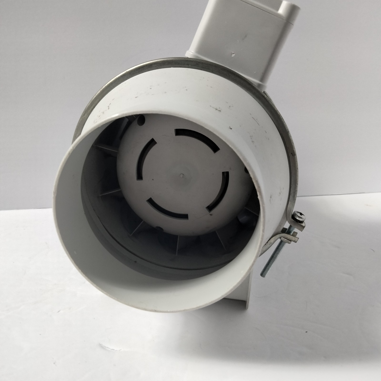 Soler & Palau (S&P) TD-100 mixed-flow inline duct fan, 4″, 120v, 35W, 0.45A