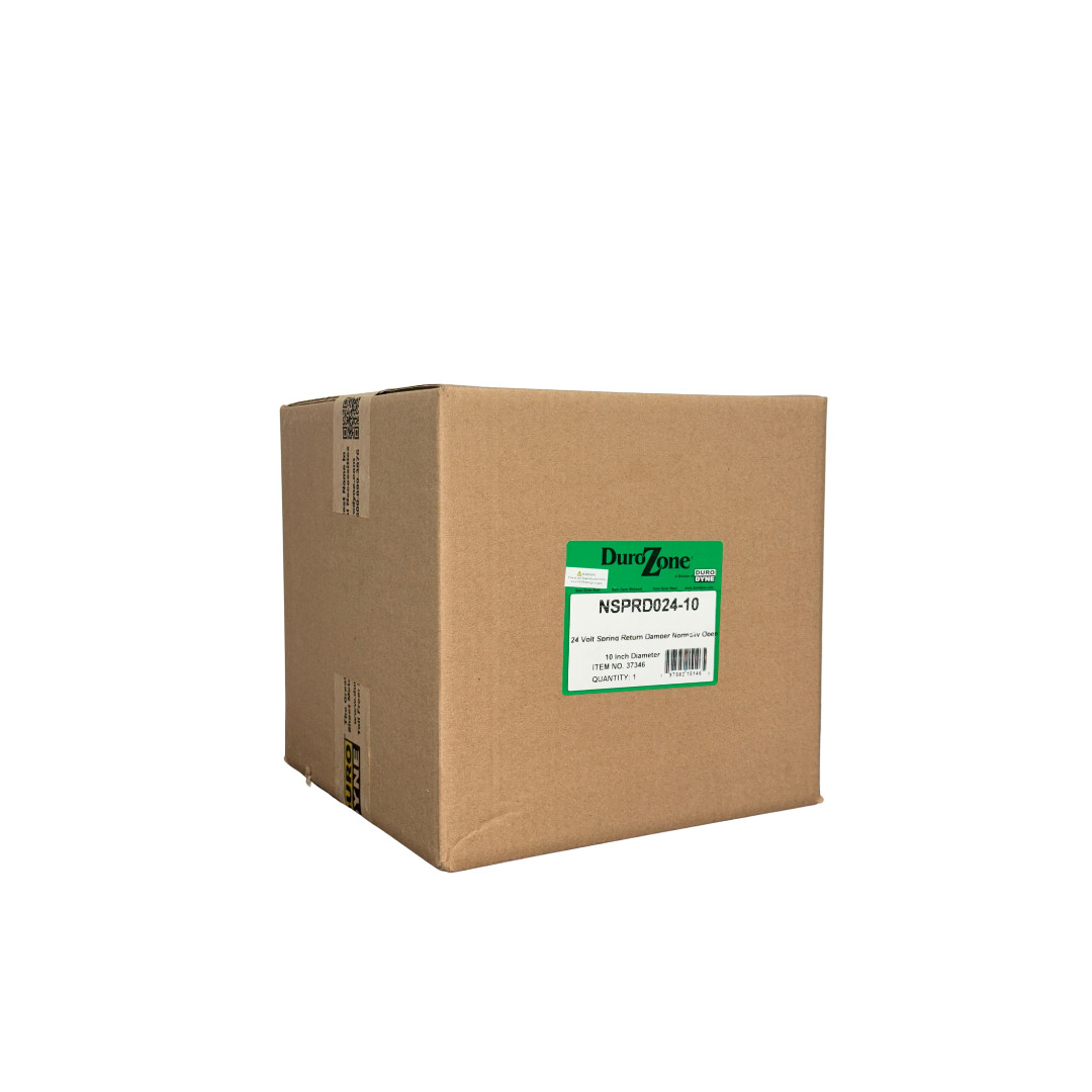 10″ Durozone HVAC Motorized Electric Zone Control 24ac Power DamperDampner NSPRD