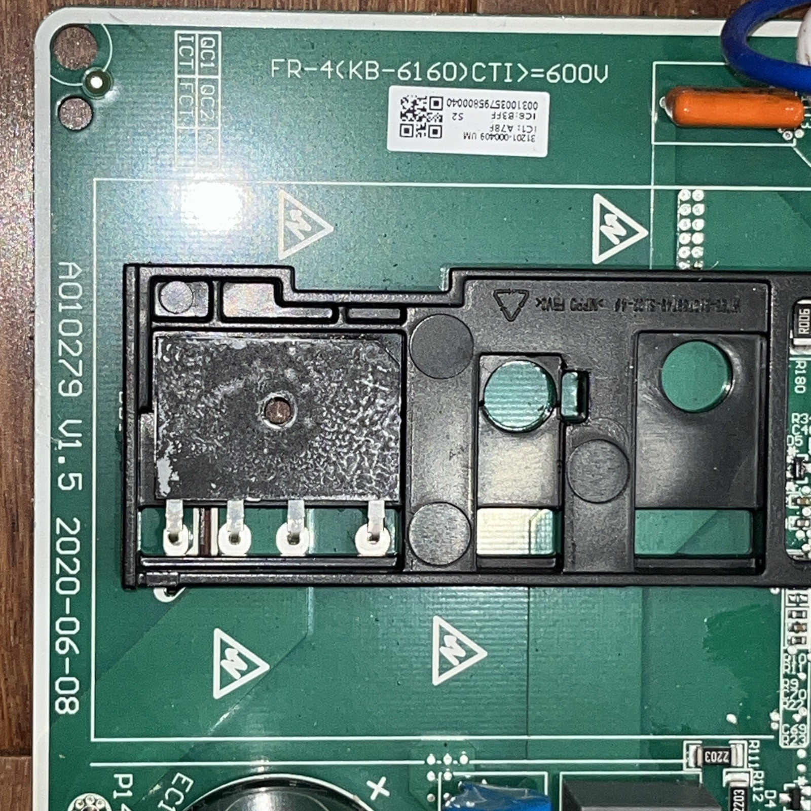 FR-4(KB-6160)CTI =600V A010279 Outdoor unit control board
