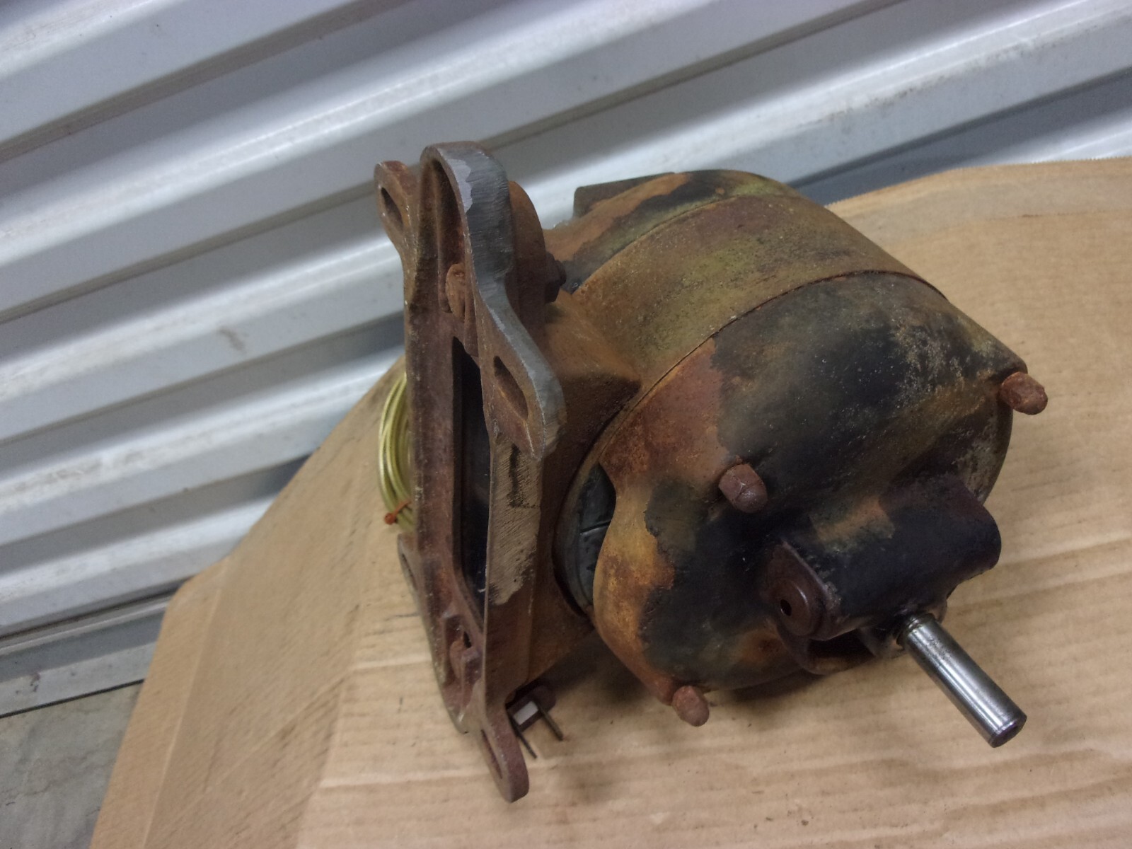 Vtg GE 1/4 HP Electric Motor 1725 Rpm 110 Vac Scroll Saw 1/2″ Shaft Cast Iron US