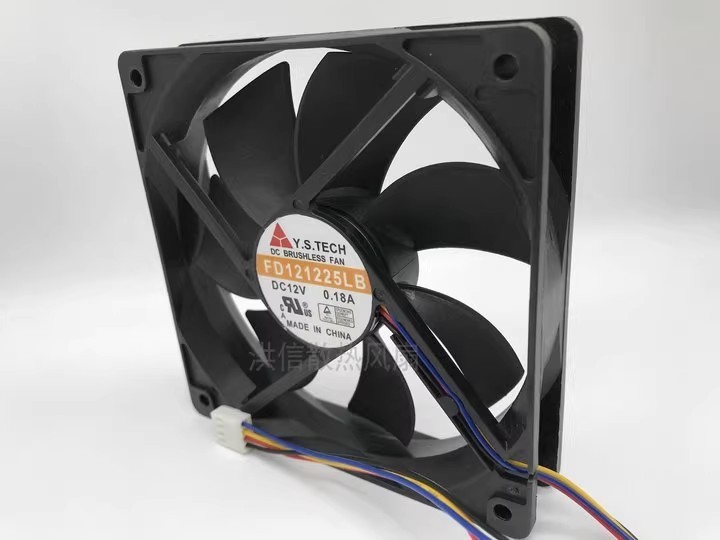 1PCS Y.S.TECH 12025 FD121225LB DC12V 0.18A 120*25MM 4-Pin Case Cooling Fan