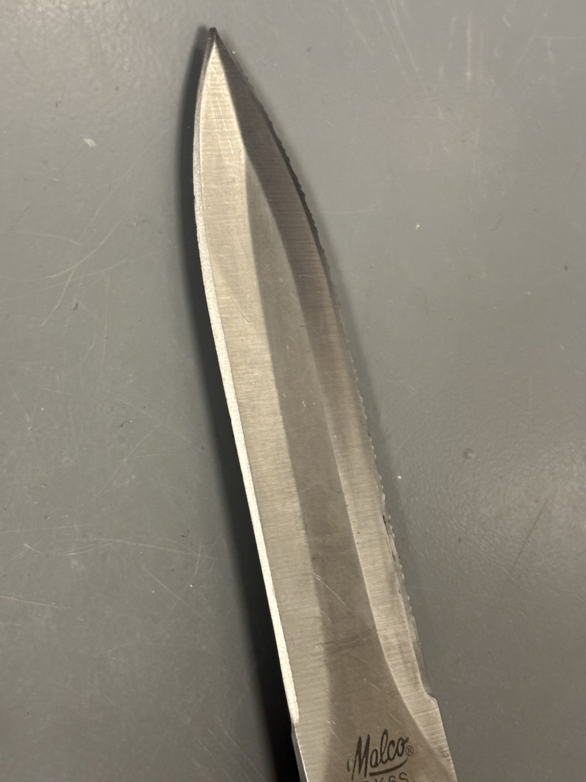 Malco Stainless Steel Duct Knife w/ Sheath