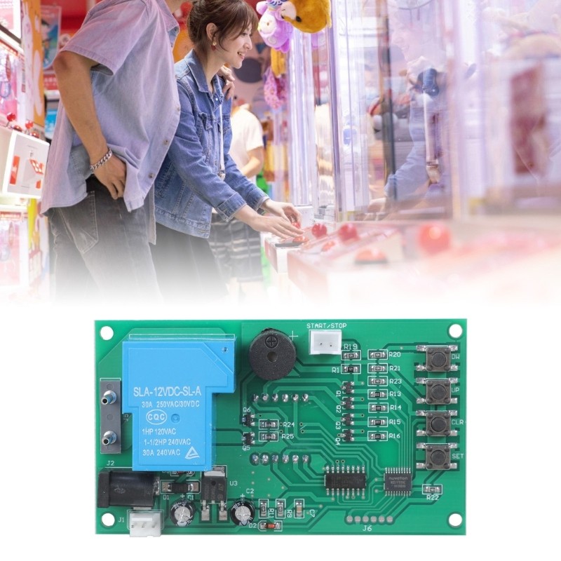 LED Display Timer Control Circuit Board 30V 250V Capacity For Automateds Systems